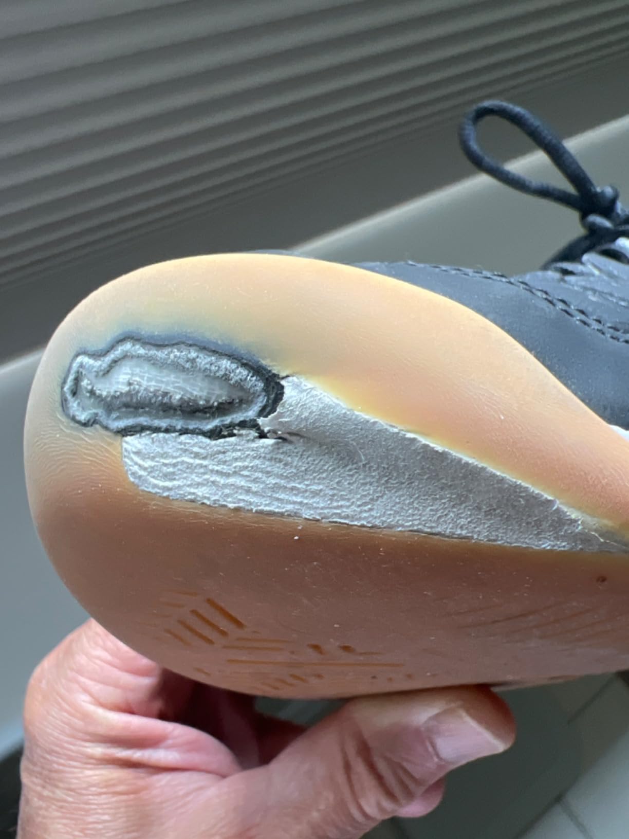 ASICS Gel-RENMA final assessment showing court wear patterns