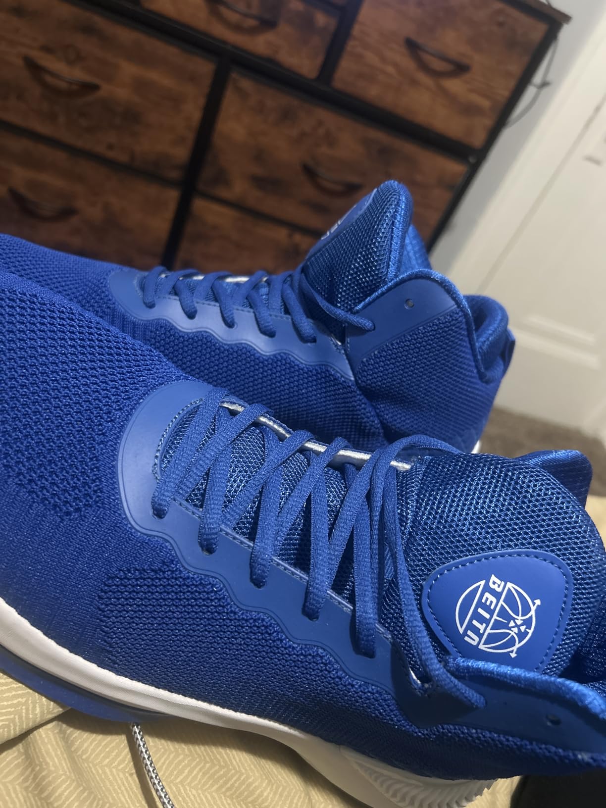 Beita High Upper Basketball Shoes men's basketball sneakers showing high ankle design