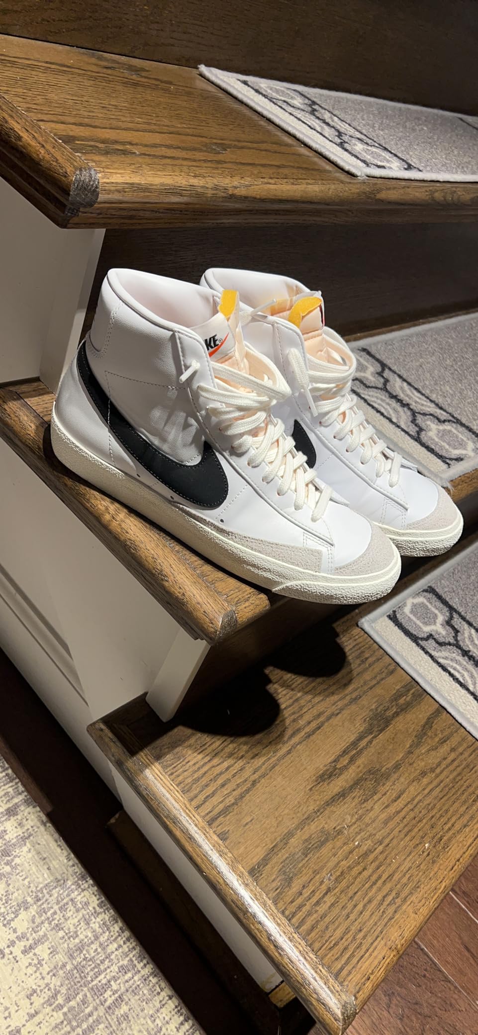 Nike Blazer Mid 77 Jumbo close-up showing reinforced construction and build quality details
