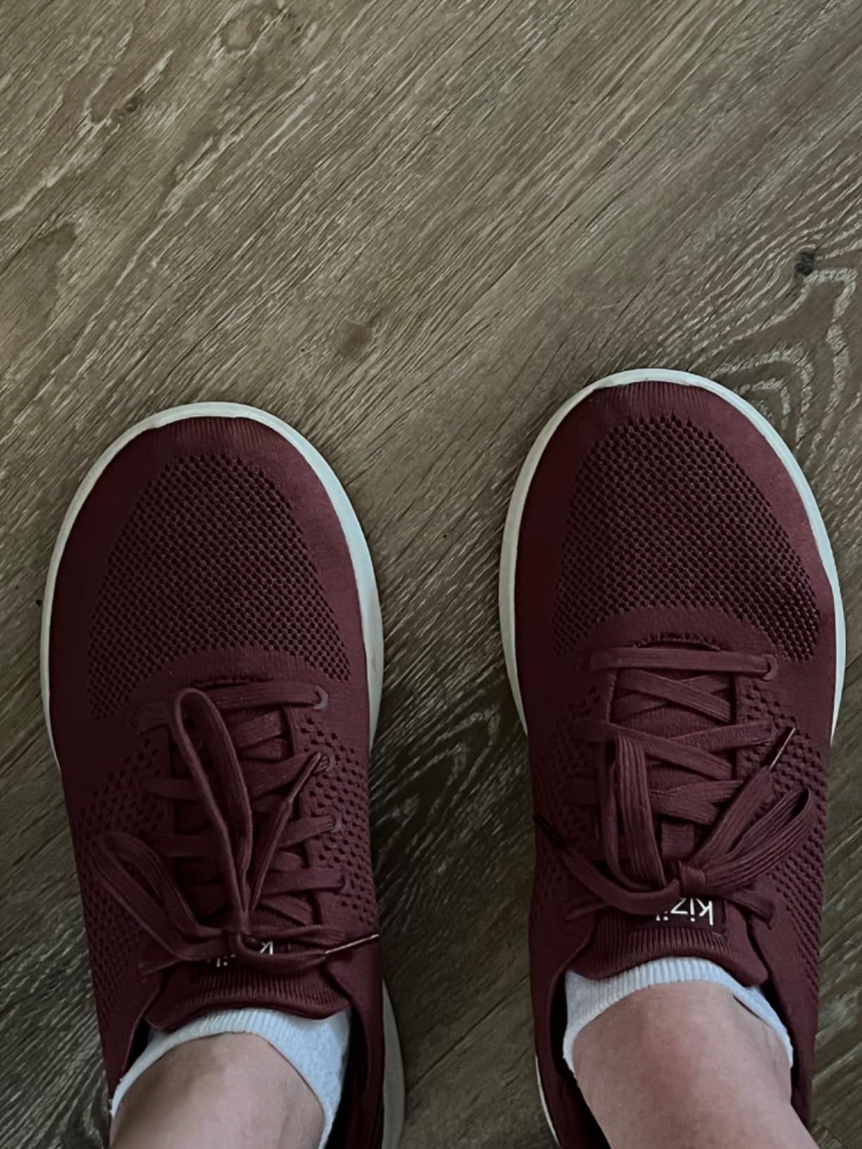 Side-by-side comparison showing new versus worn condition