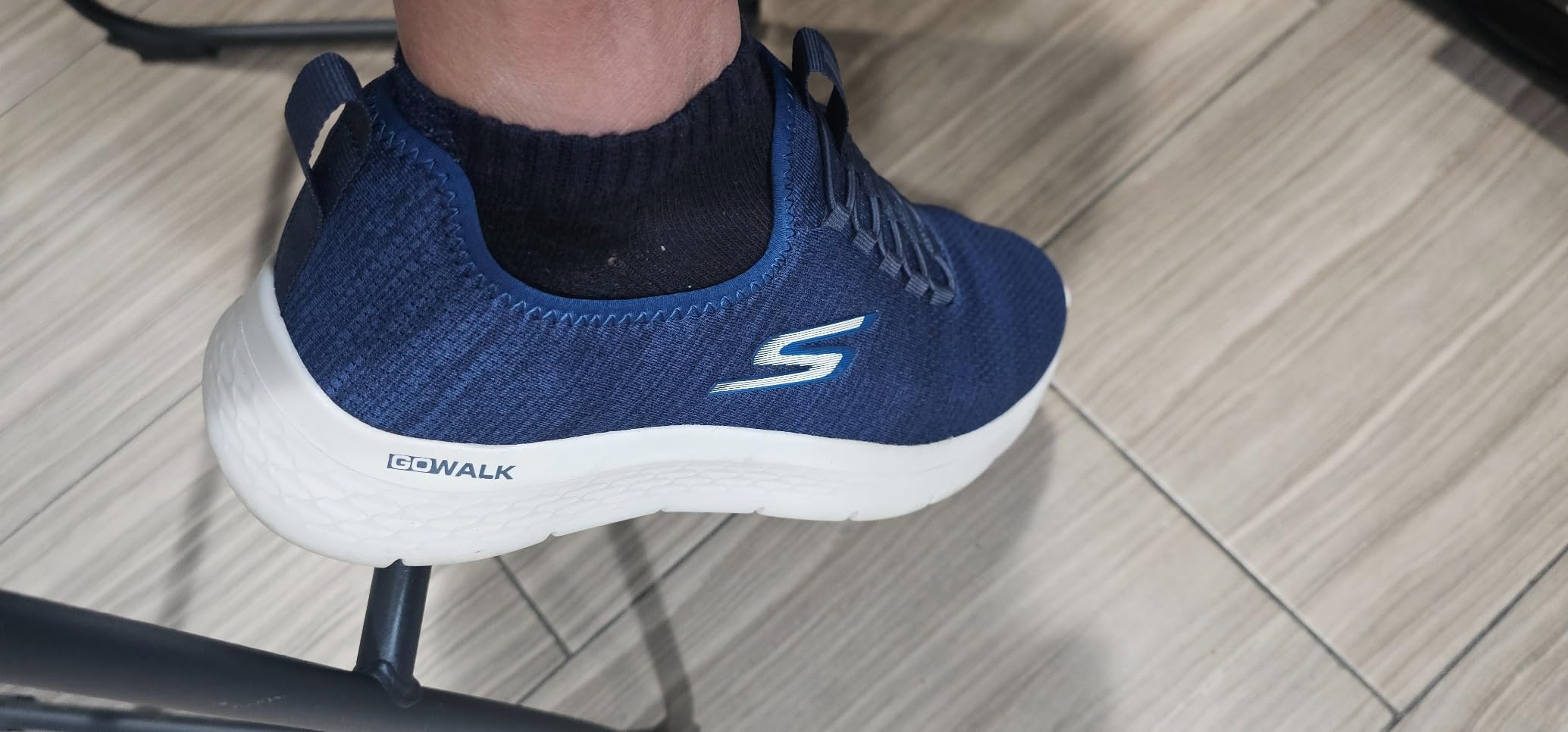 Final product shot of Skechers GoWalk Flex showing complete shoe design and construction
