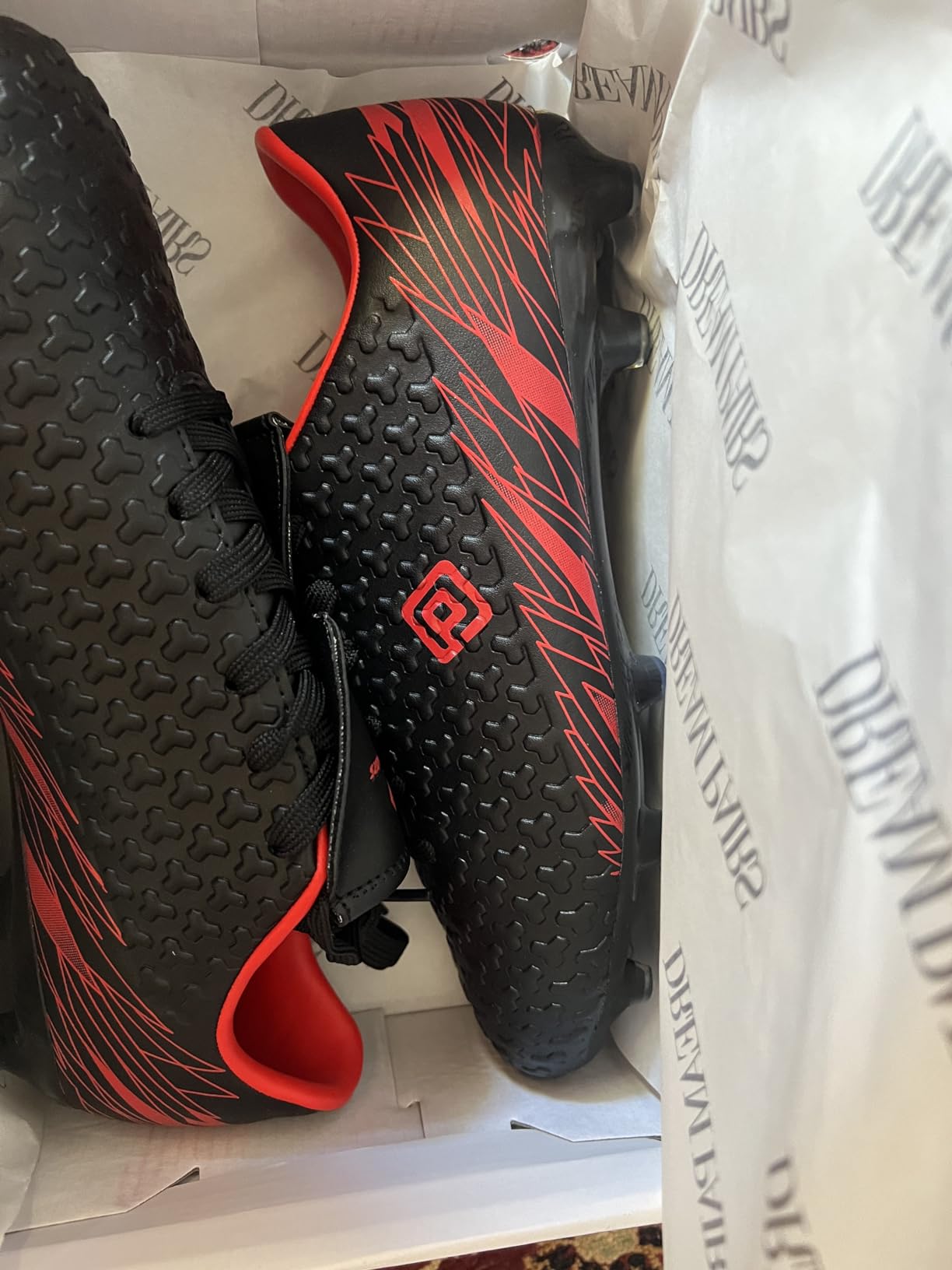 DREAM PAIRS soccer cleats final product review showing overall value assessment