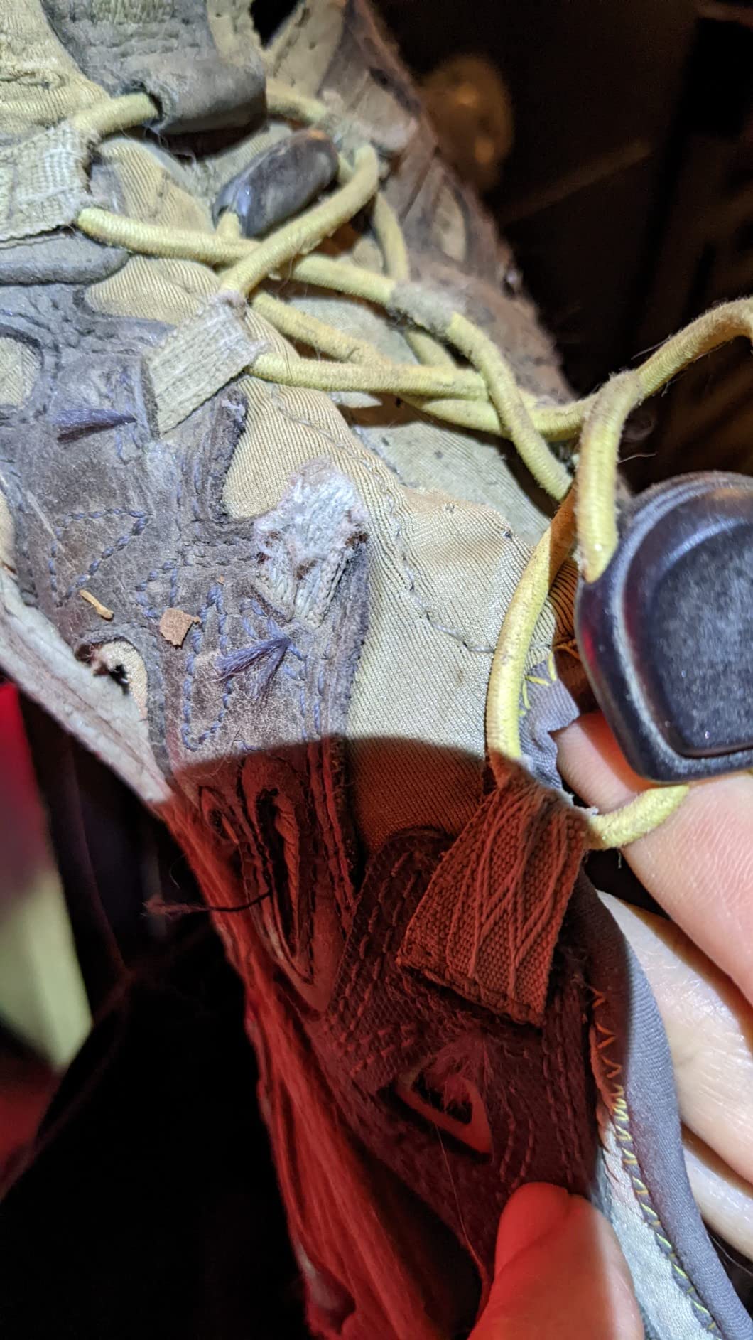 Merrell All Out Blaze after extended use showing durability and wear patterns