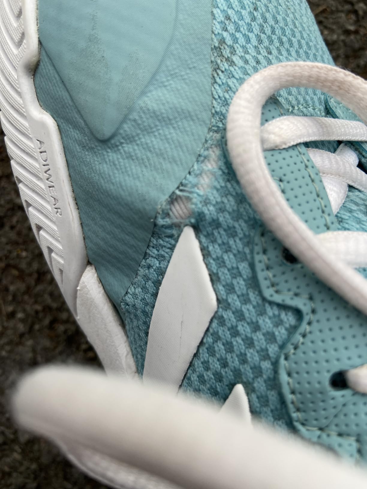 Adidas Gamecourt 2 durability issues showing holes developing after regular court use