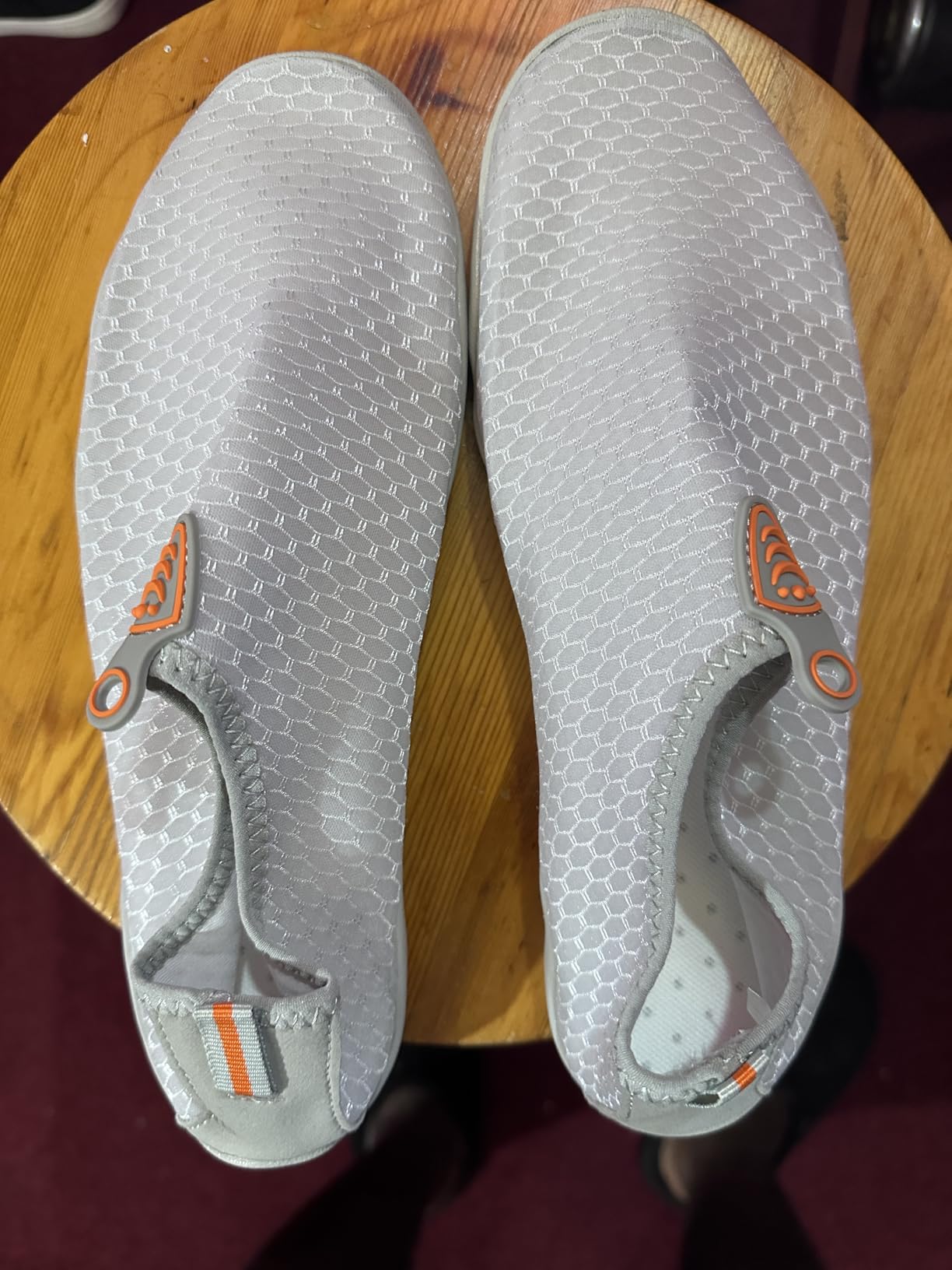 Wear testing results of Vsufim water shoes after 6 weeks showing durability concerns