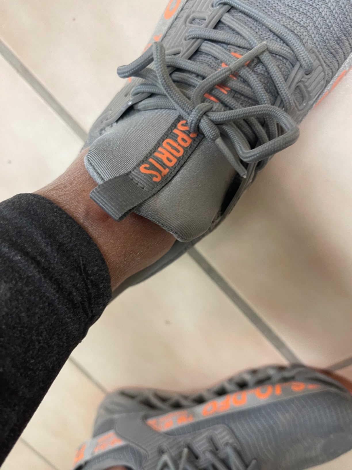 FRSHANIAH shoes from top view showing mesh breathability and slip-on opening