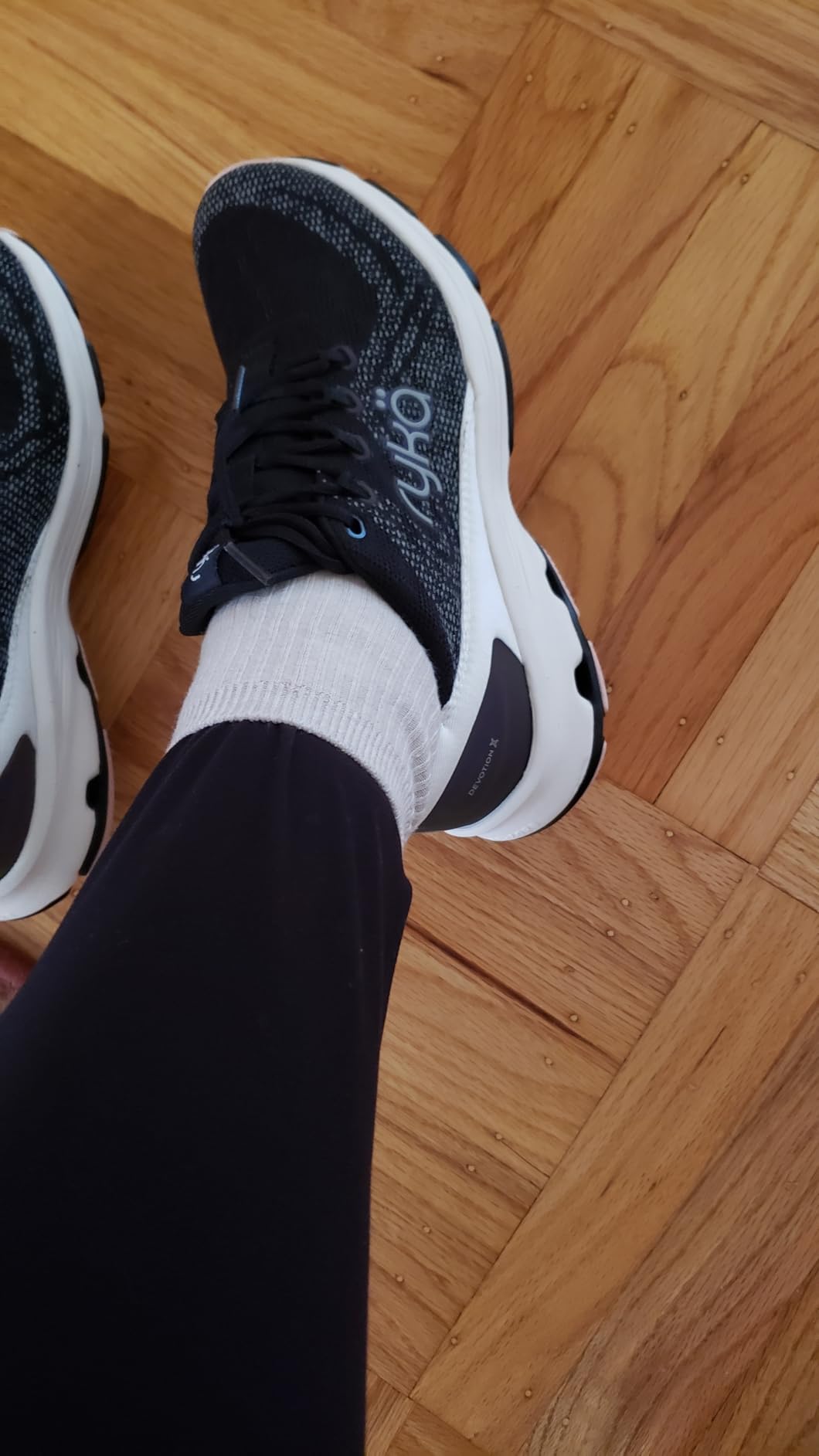 Ryka Devotion X showing support features and anatomical design for women's feet