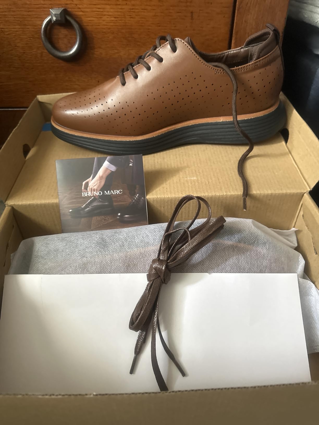 Bruno Marc MaxFlex full shoe profile showing complete design and proportions