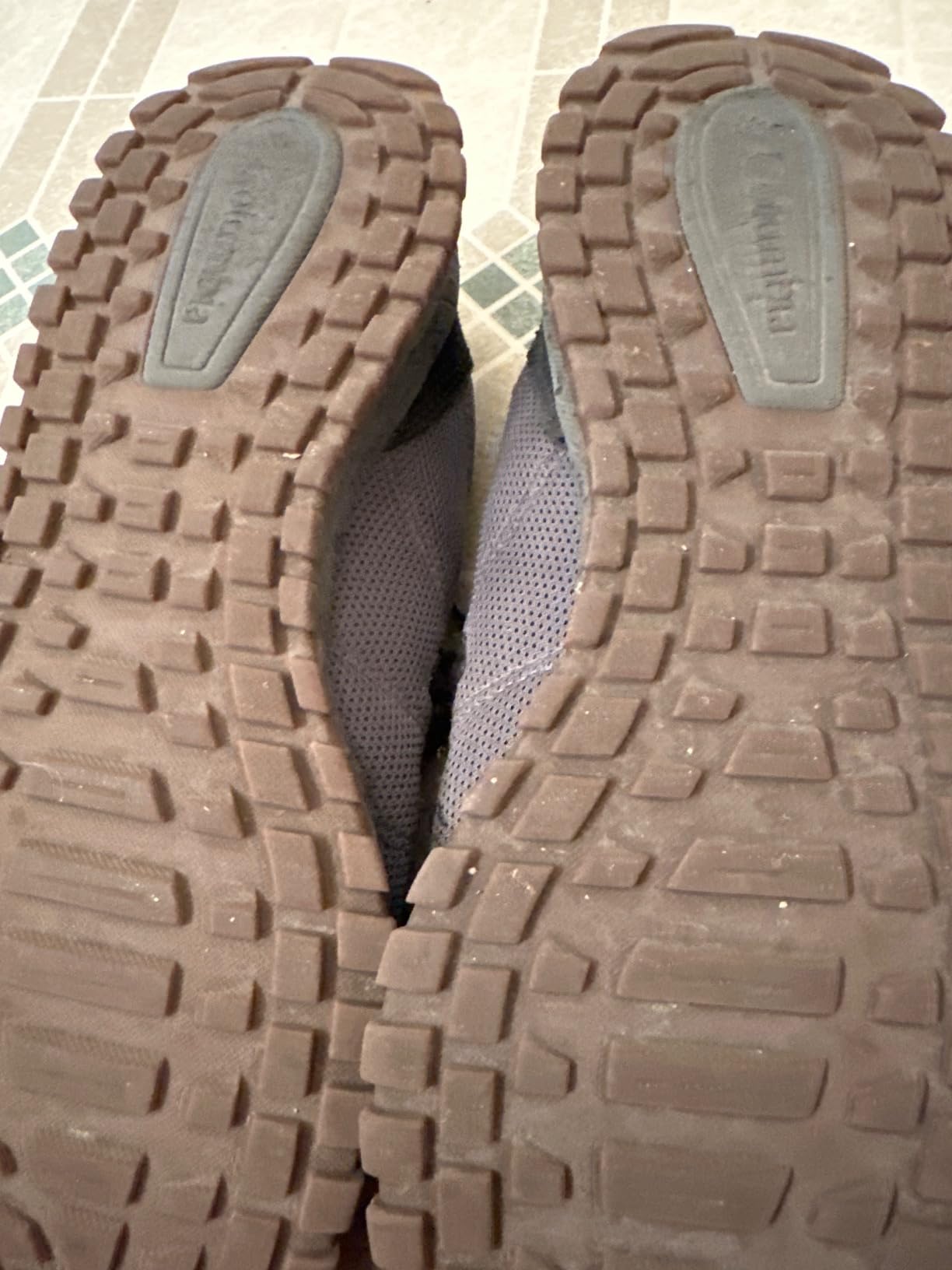 Columbia Fairbanks Low being worn on outdoor trail showing real-world usage