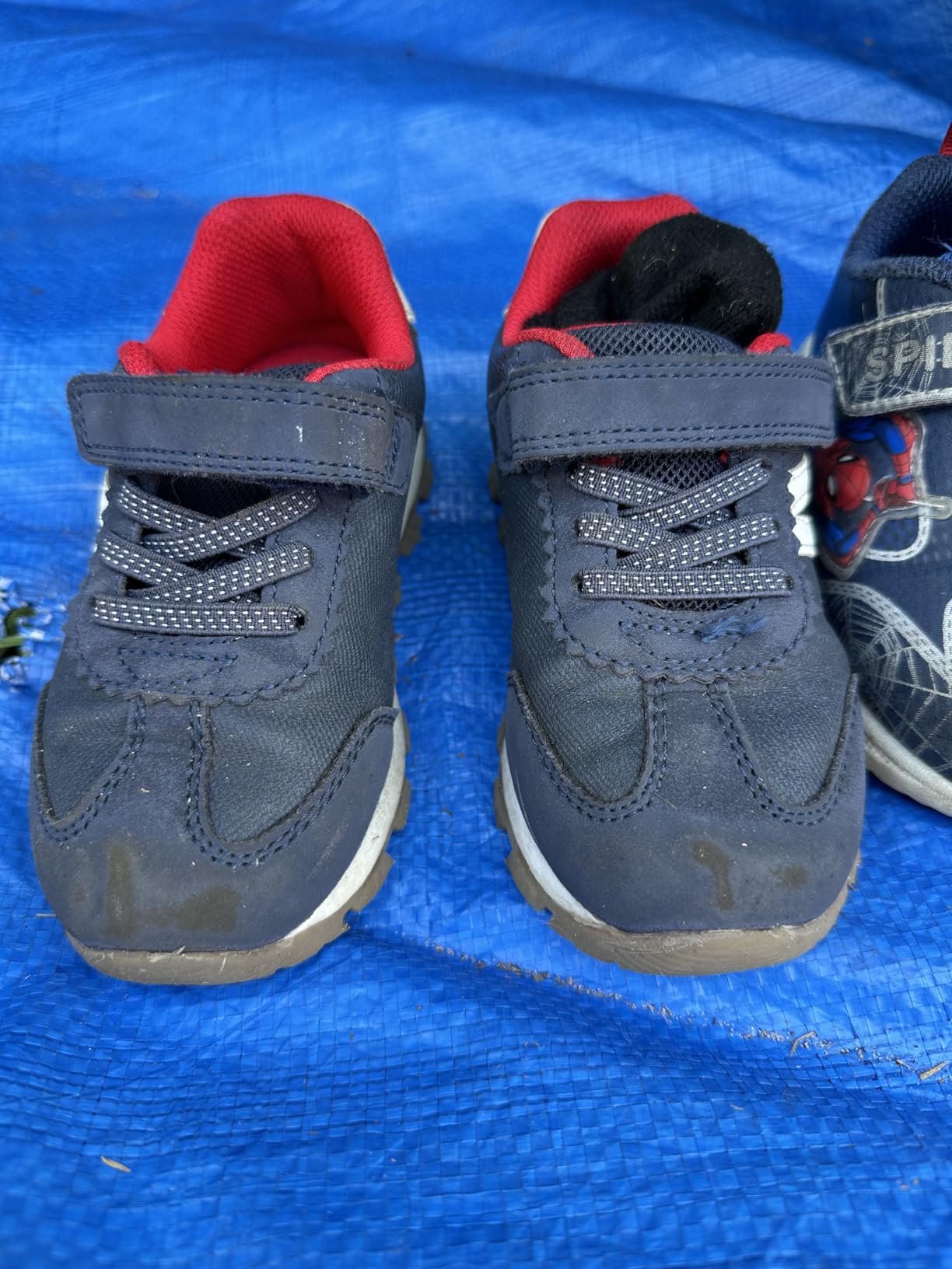 Carter's Bailey sneaker showing wear patterns after extended use