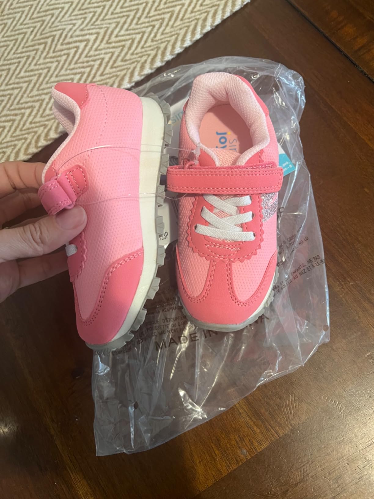 Carter's Bailey sneaker final product shot showing overall design and construction