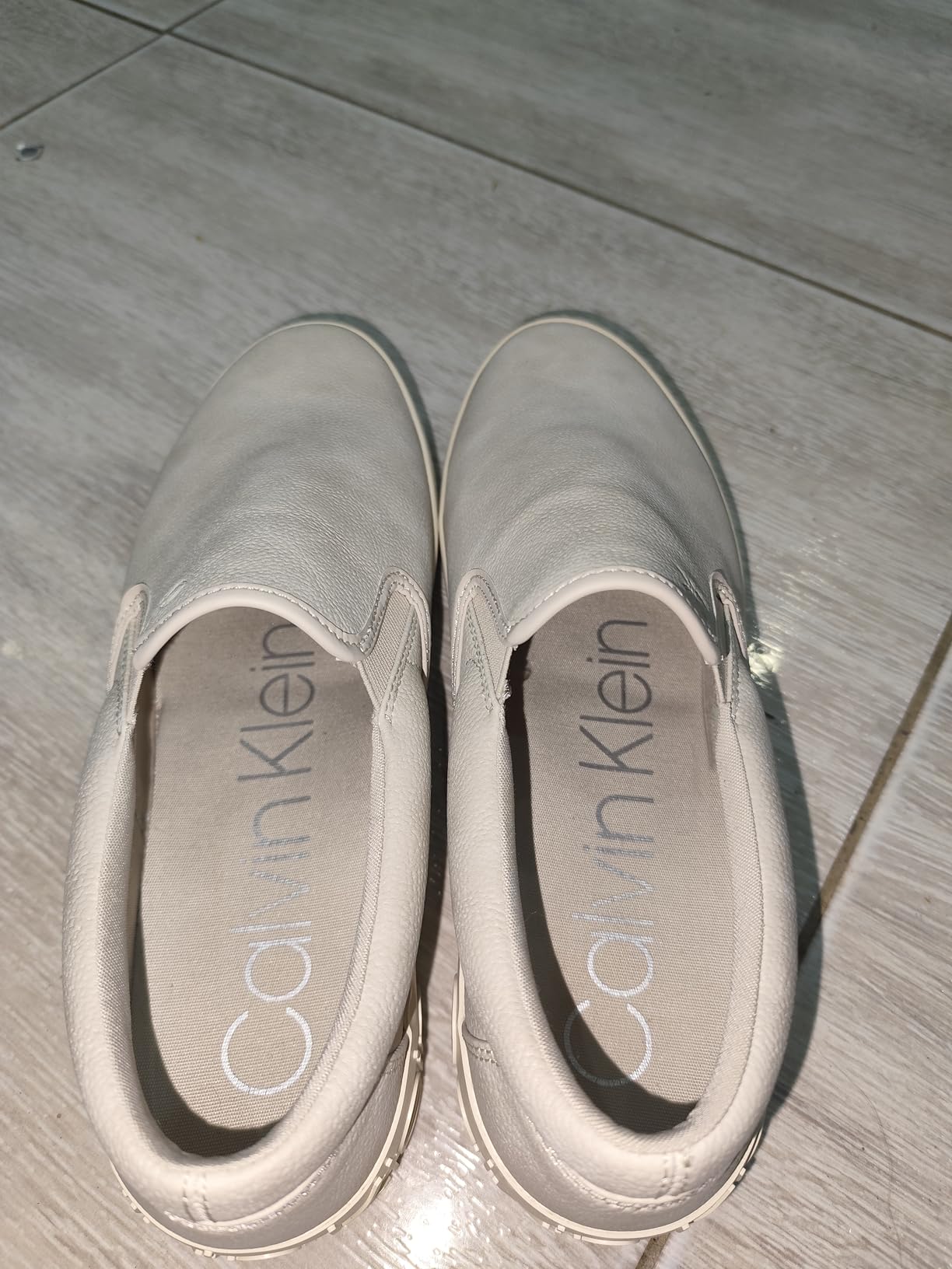 Calvin Klein Ryor sneakers being worn showing on-foot appearance and styling