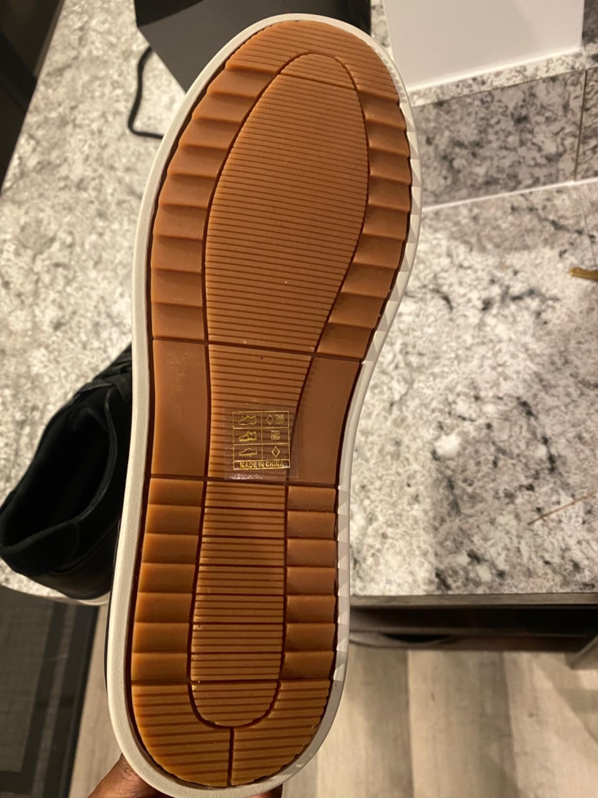 Bruno Marc sneakers lifestyle shot showing how they pair with casual business attire