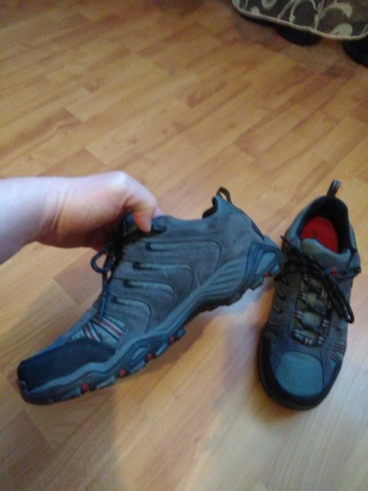 Columbia North Plains II during creek crossing showing waterproof performance