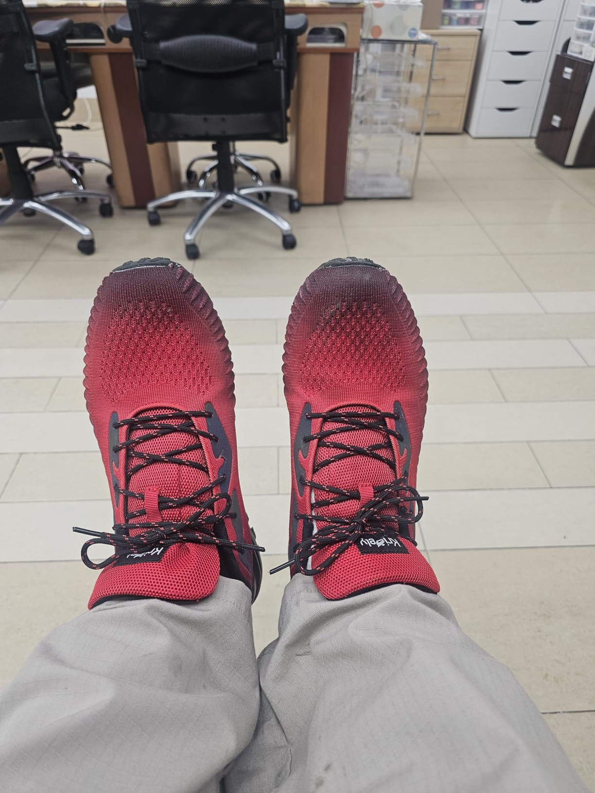 Durability test showing wear patterns after 6 weeks of multi-sport use