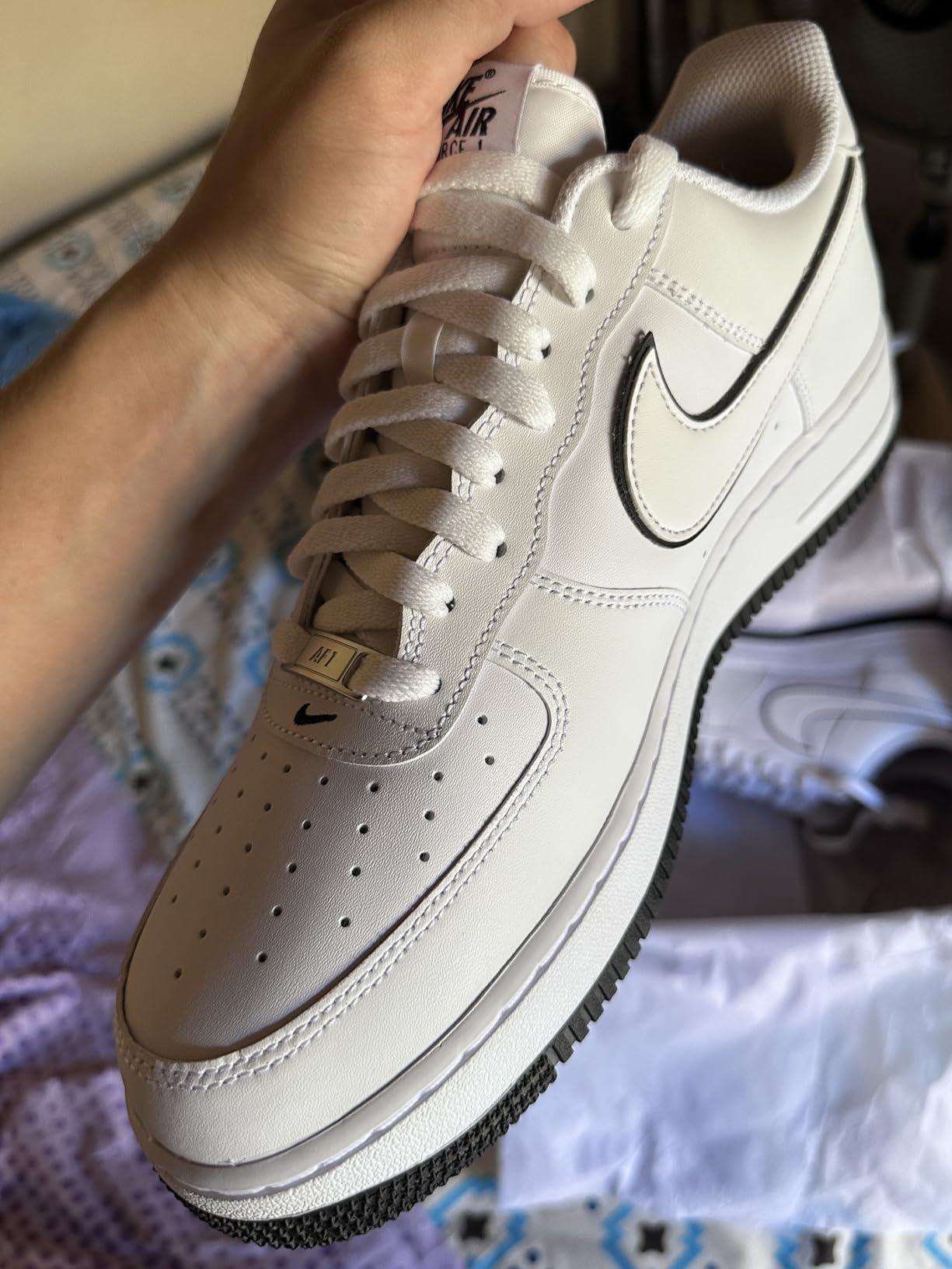 Nike Air Force 1 being worn showing real-world fit and style with jeans