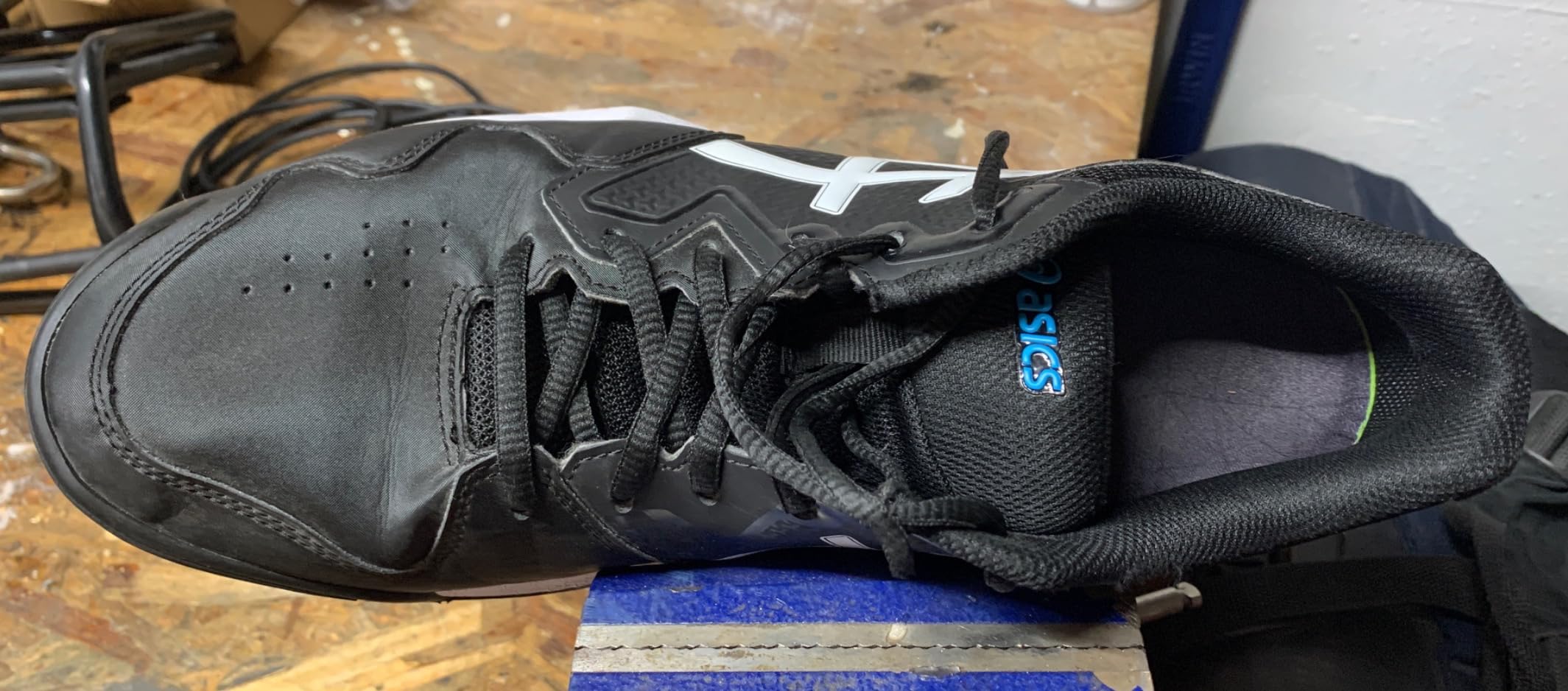 ASICS Gel-Dedicate 7 showing sole wear and durability issues after regular court use