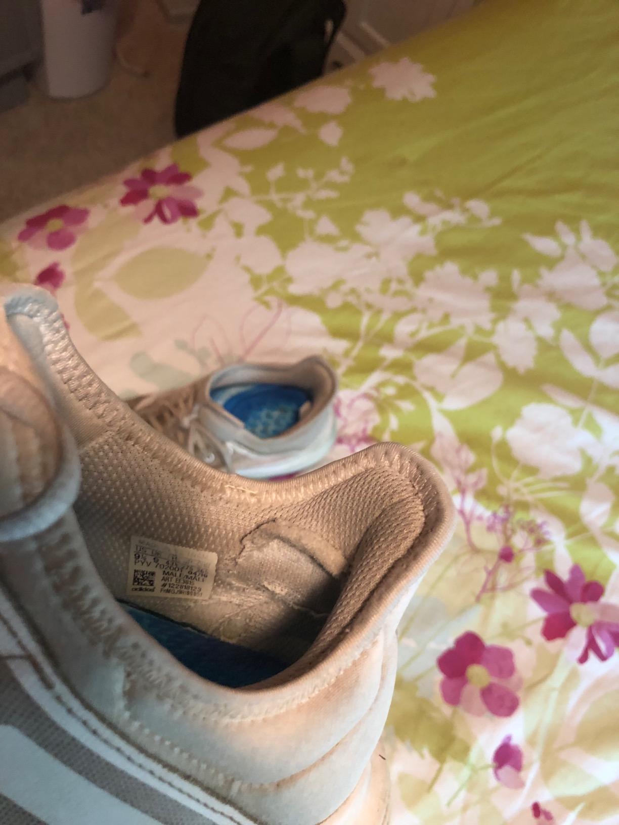 Adidas Gamecourt durability testing showing sole wear after intensive court use