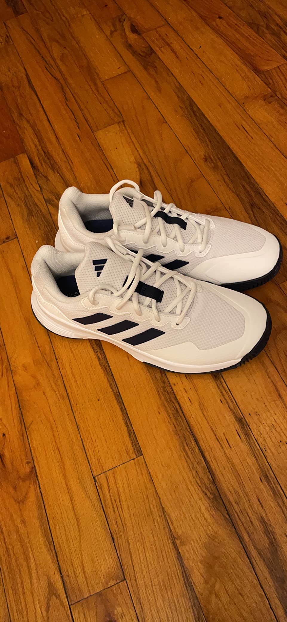 Adidas Gamecourt M sole showing Adiwear rubber outsole tread pattern for court traction