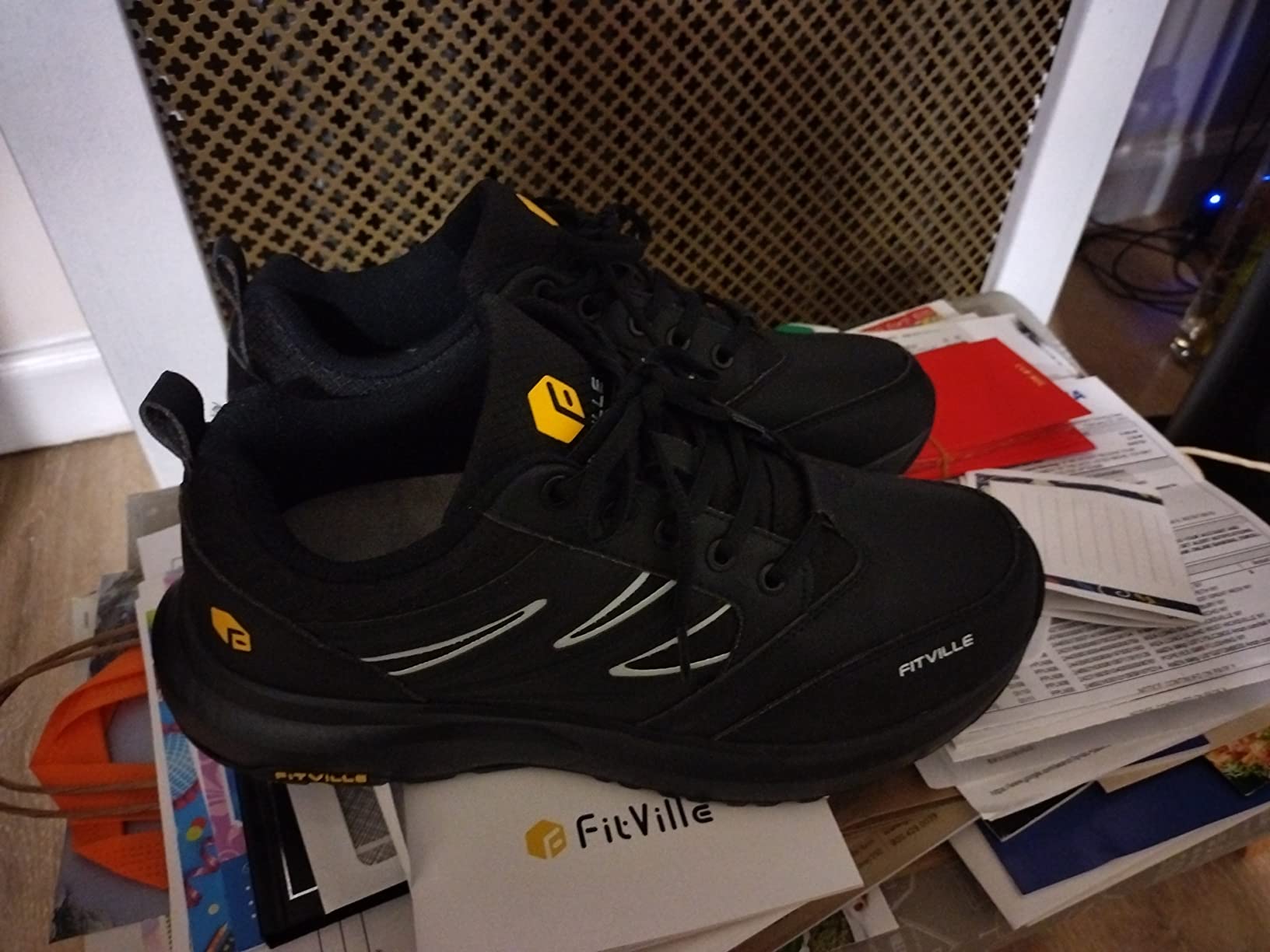 FitVille hiking shoes showing overall design and construction quality
