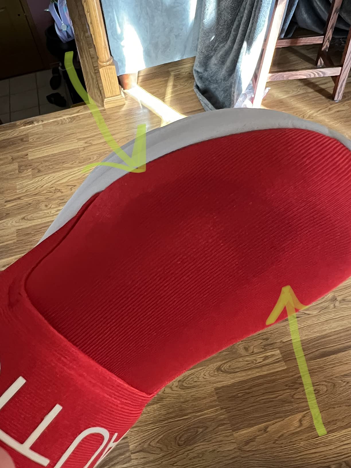 Nautica sneaker showing wear patterns and durability testing after months of use