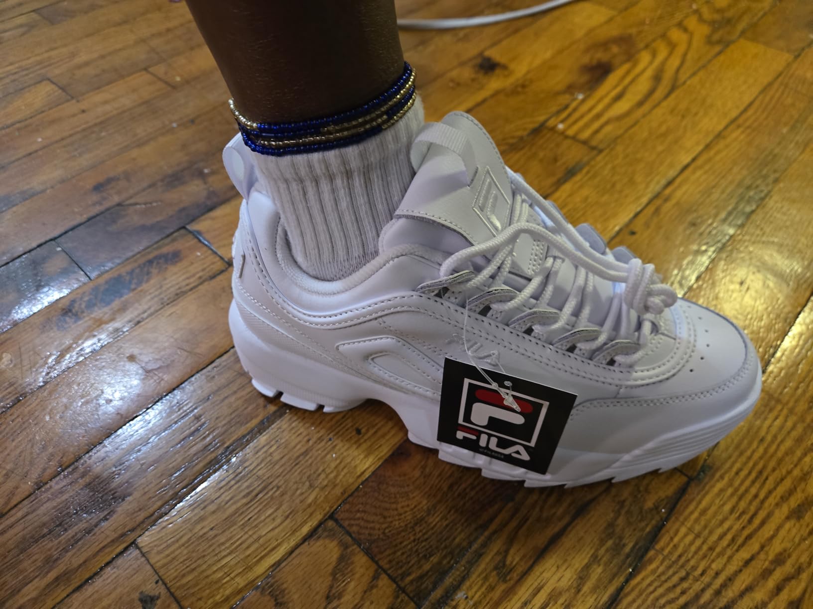 Fila Women's Disruptor II final product shot showing overall design and appeal