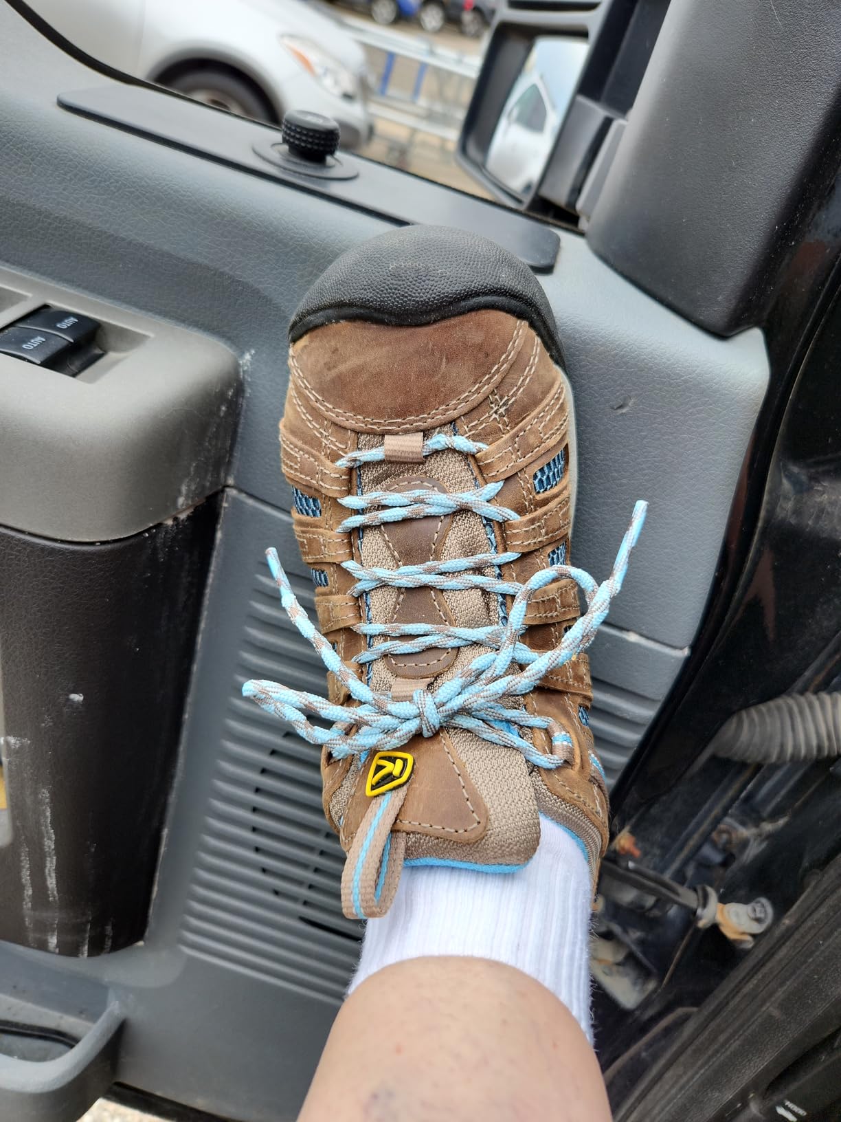 KEEN Voyageur compared to other hiking shoes showing distinctive wide toe box design