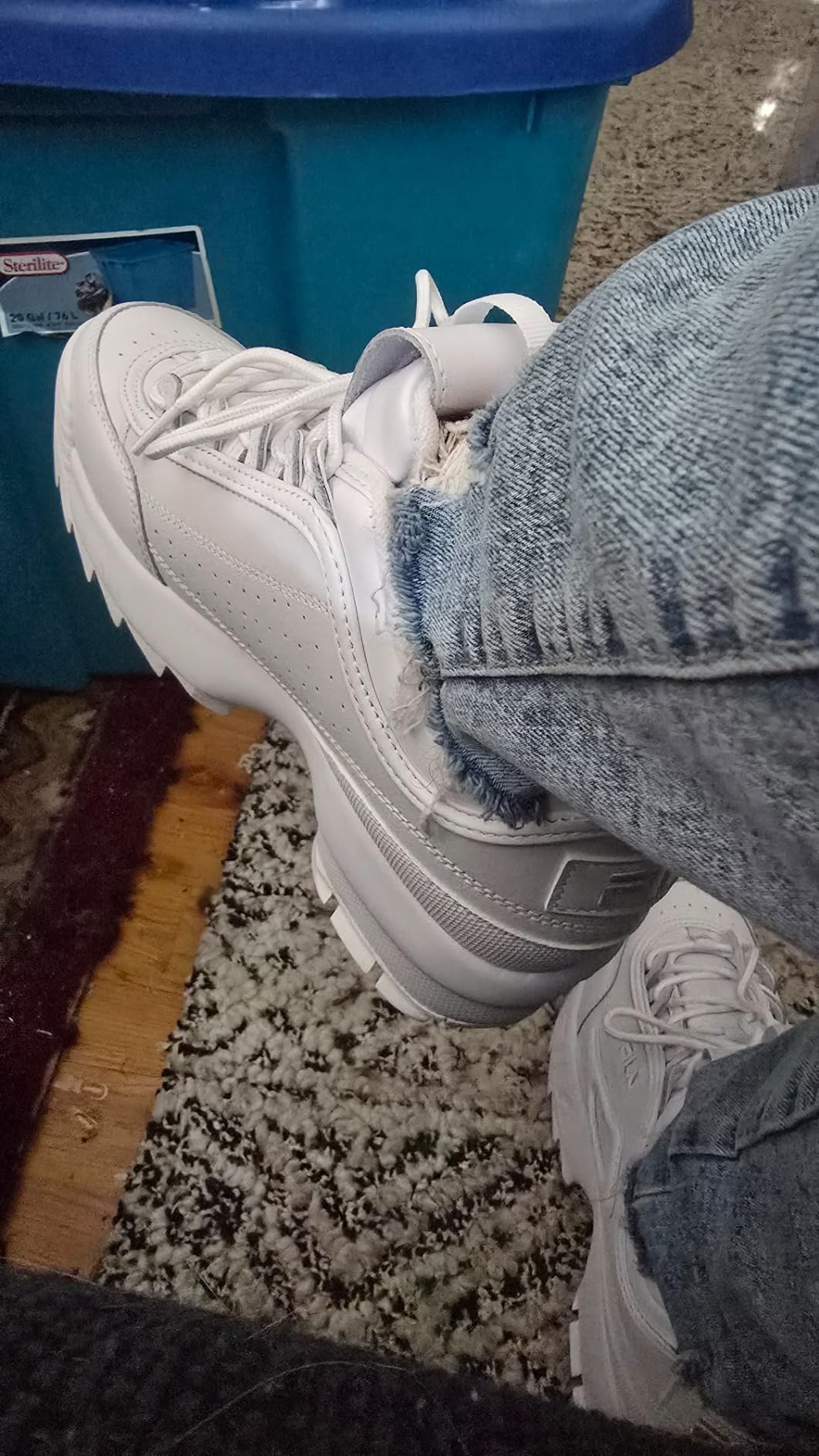 Fila Disruptor II showing different colorway options and style variations