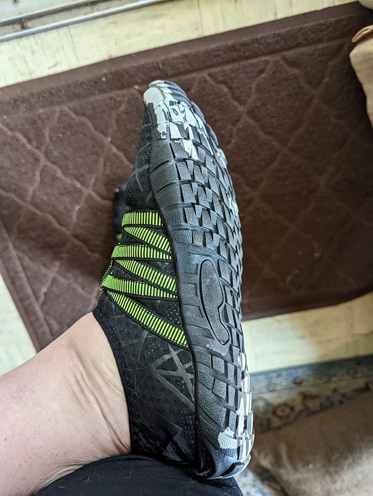 Final assessment showing both strengths and limitations of the water shoes