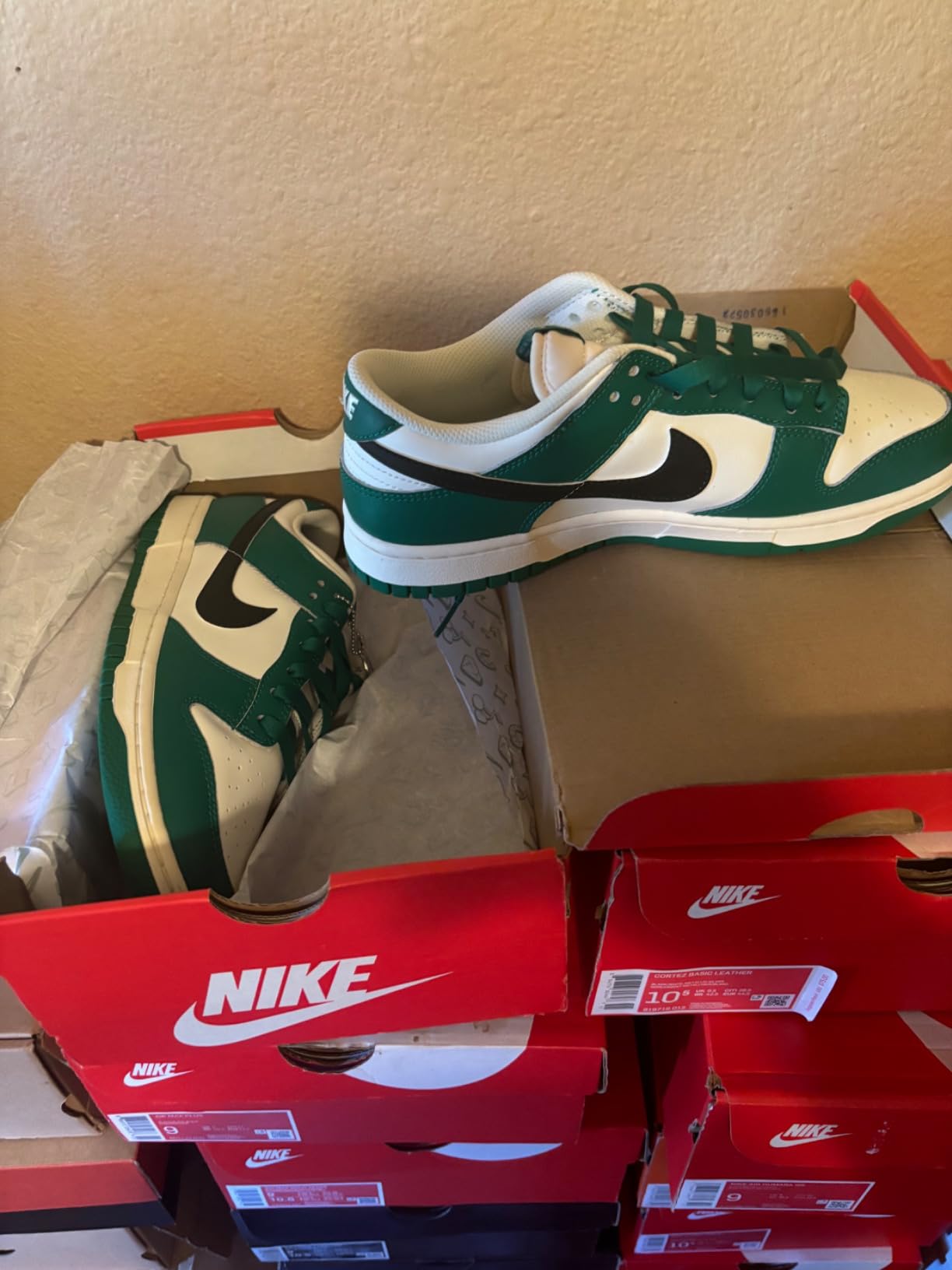 Nike Dunk Low lifestyle shot showing versatility with casual outfit styling