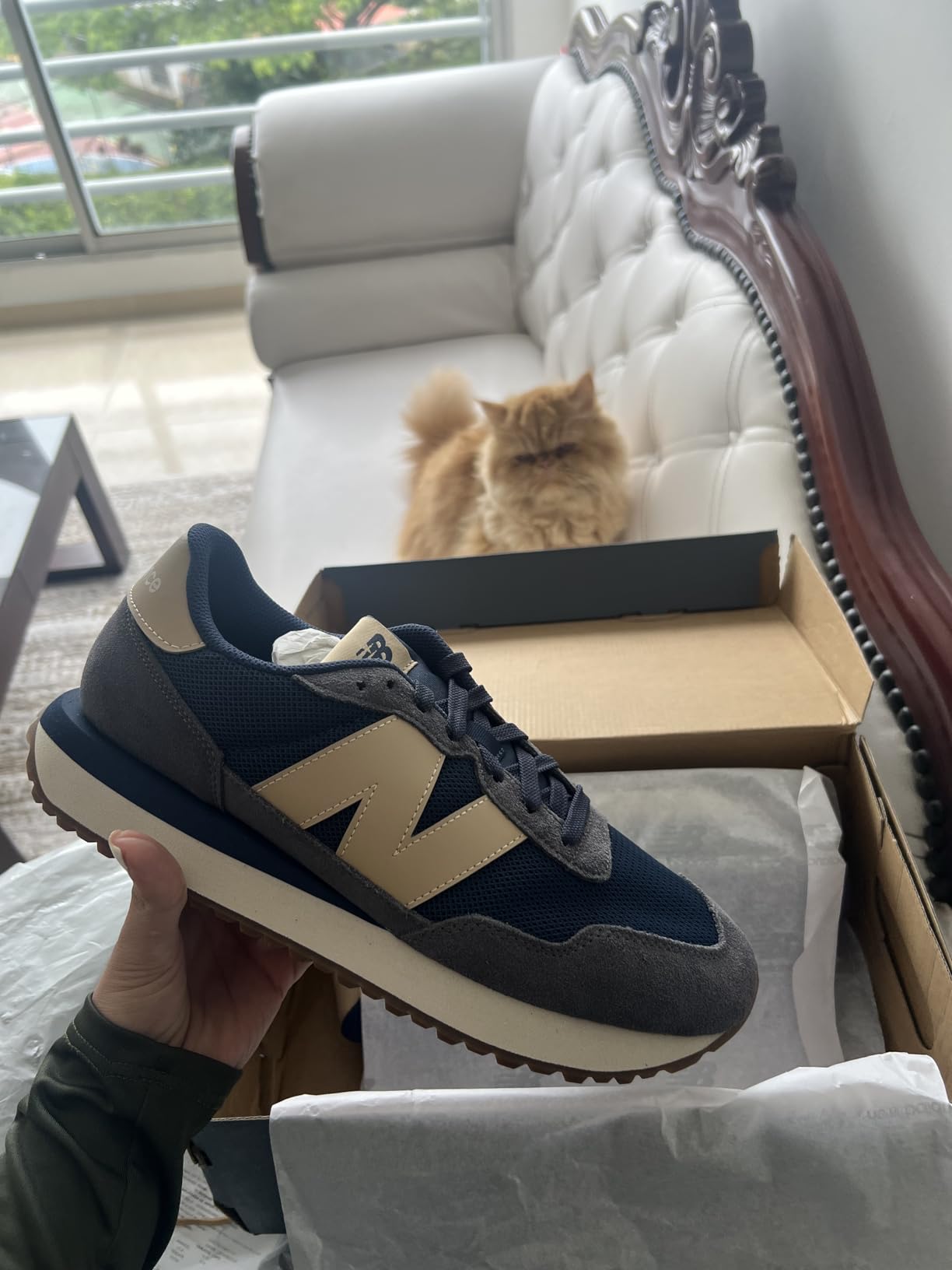 New Balance 237 V1 lifestyle shot showing everyday wear versatility