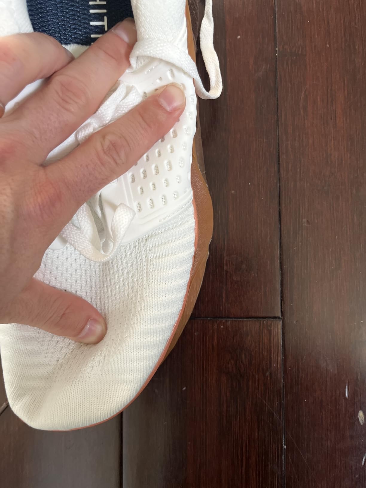 WHITIN minimalist shoe sole showing zero drop design and rubber outsole pattern