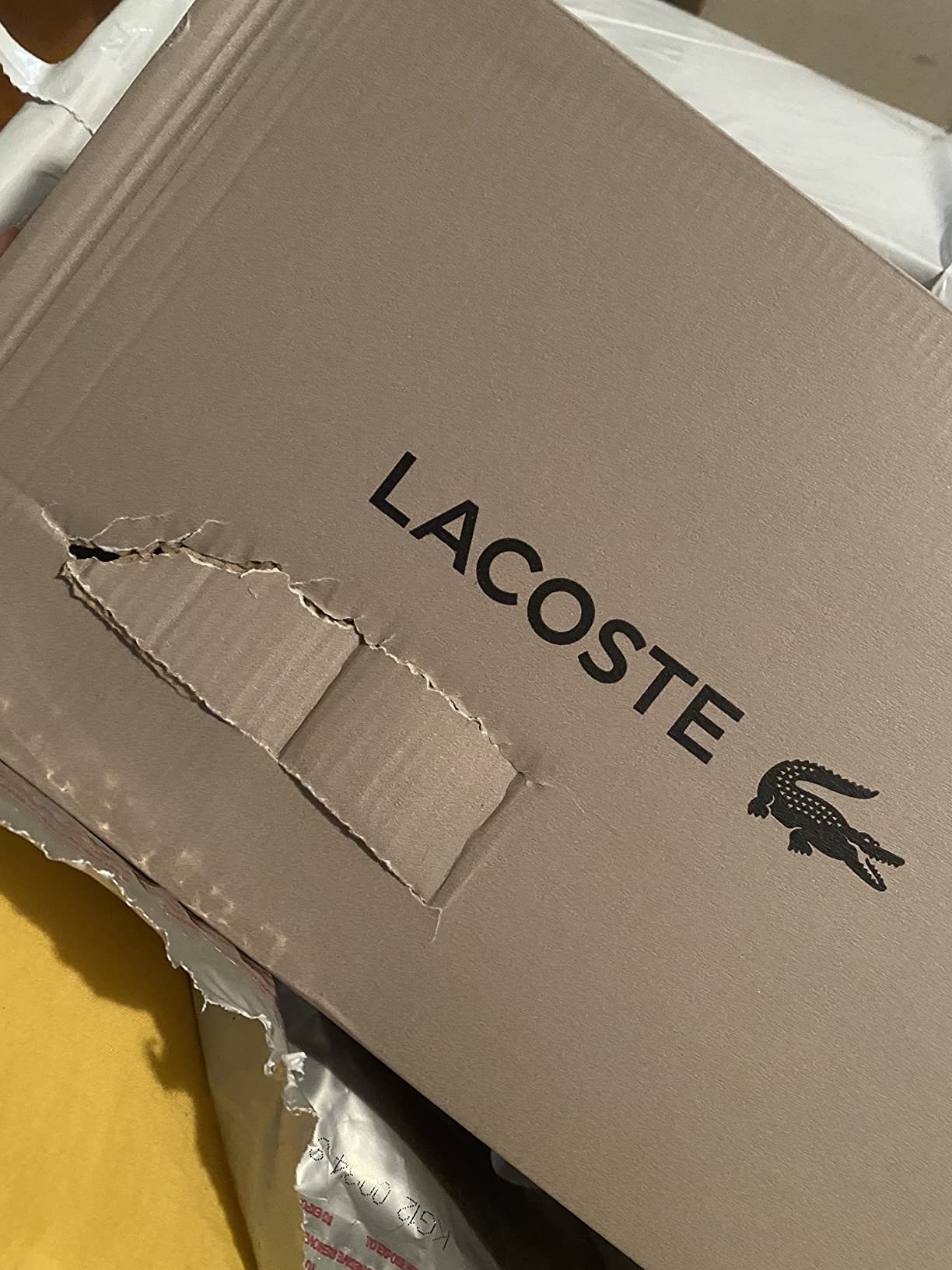 Lacoste Bayliss sneaker durability test showing wear patterns after several weeks of regular use