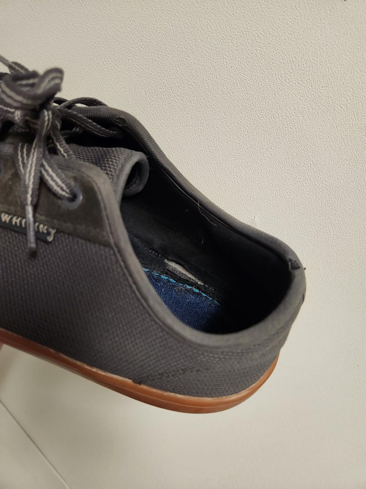WHITIN barefoot sneakers after 8 months of daily wear showing durability