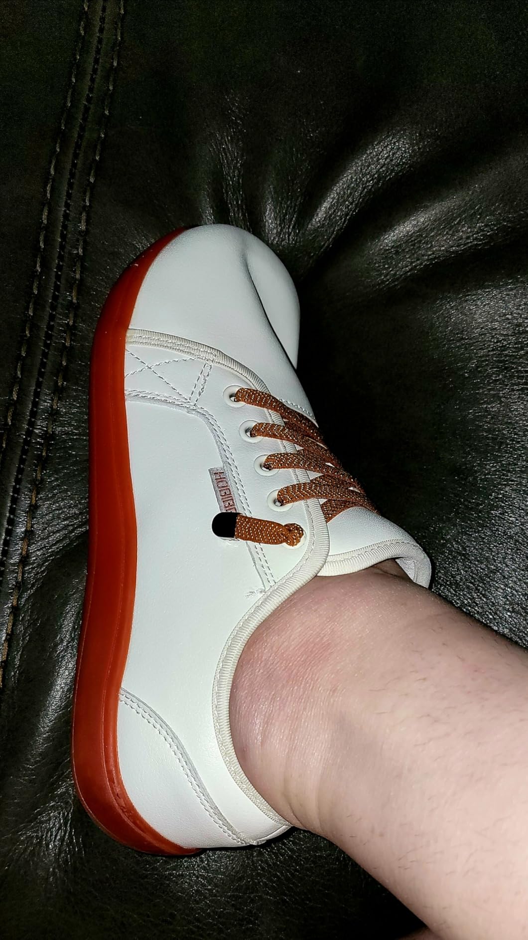 Installation process showing how to cut and attach metal clips to elastic shoelaces