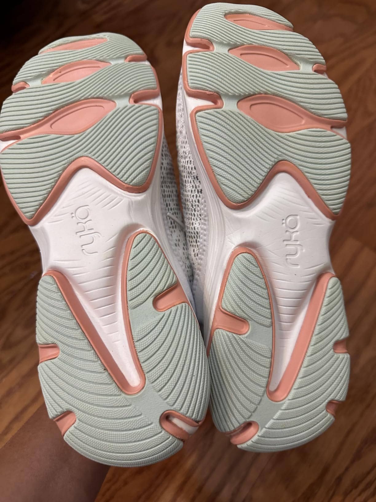 Ryka Devotion X side profile showing mesh upper construction and RE-ZORB midsole technology