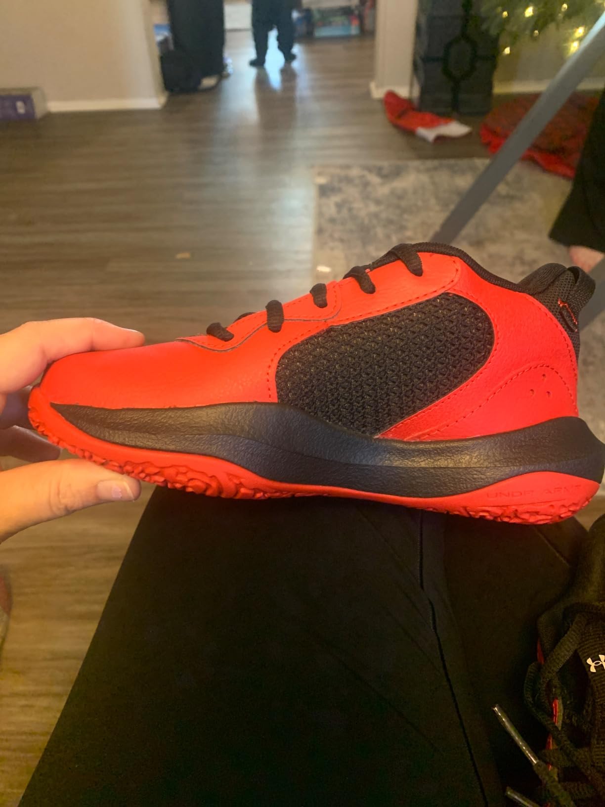 Under Armour Lockdown 6 being worn during basketball game showing court performance