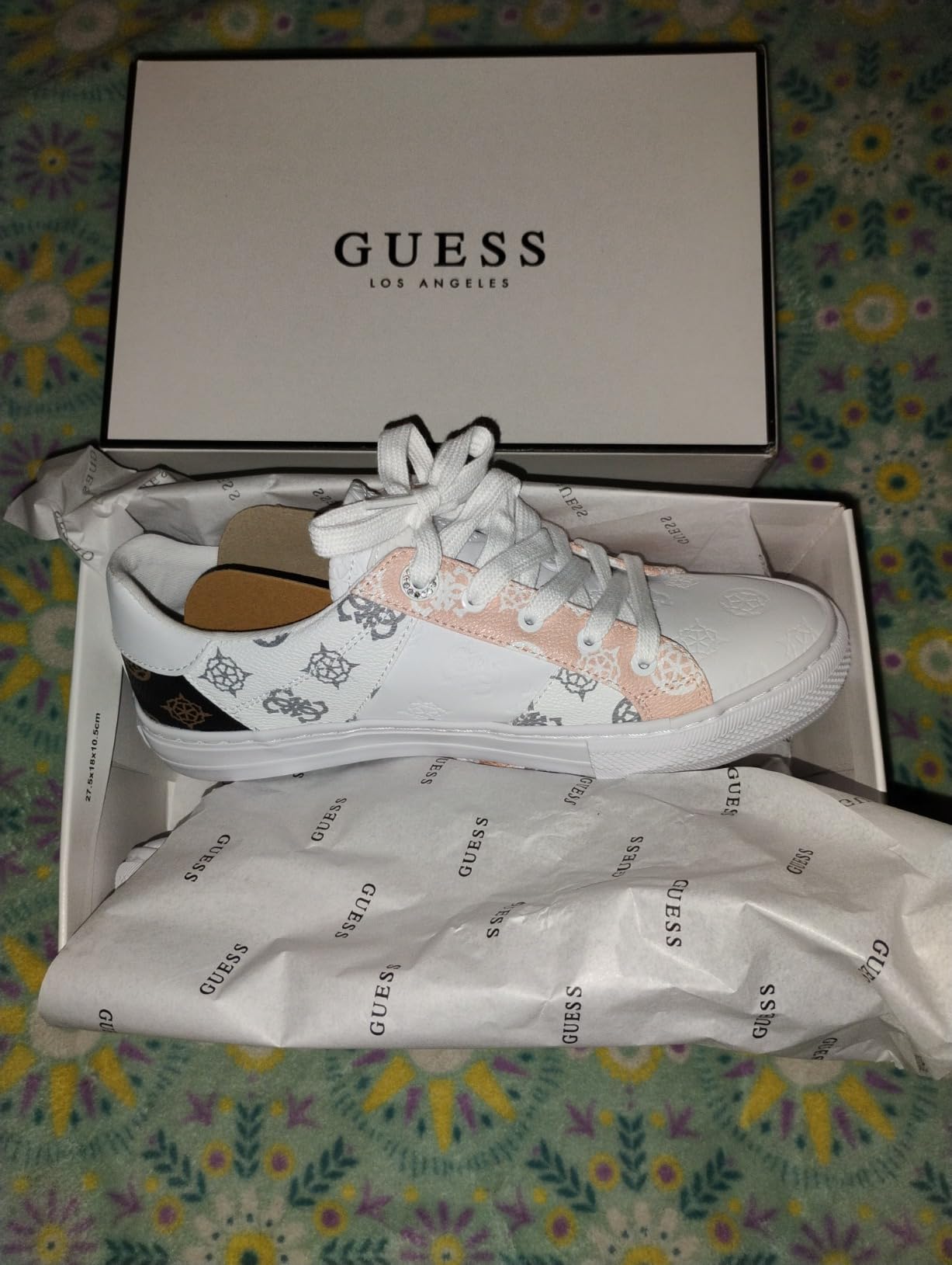 GUESS Women's Loven Sneaker comparison showing multiple colorway options