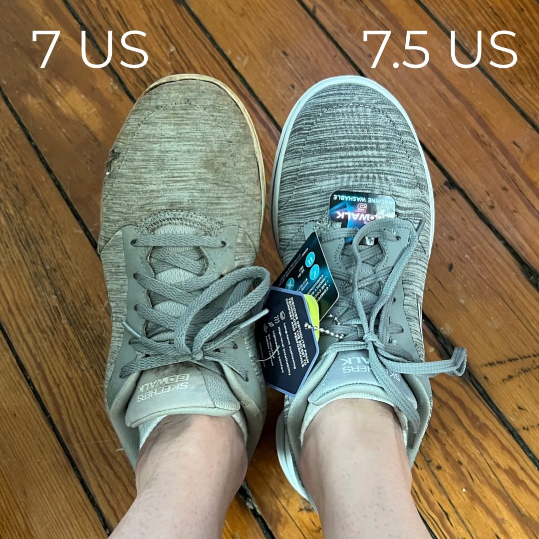 Side profile of Skechers Go Walk 5-True showing sleek walking shoe silhouette