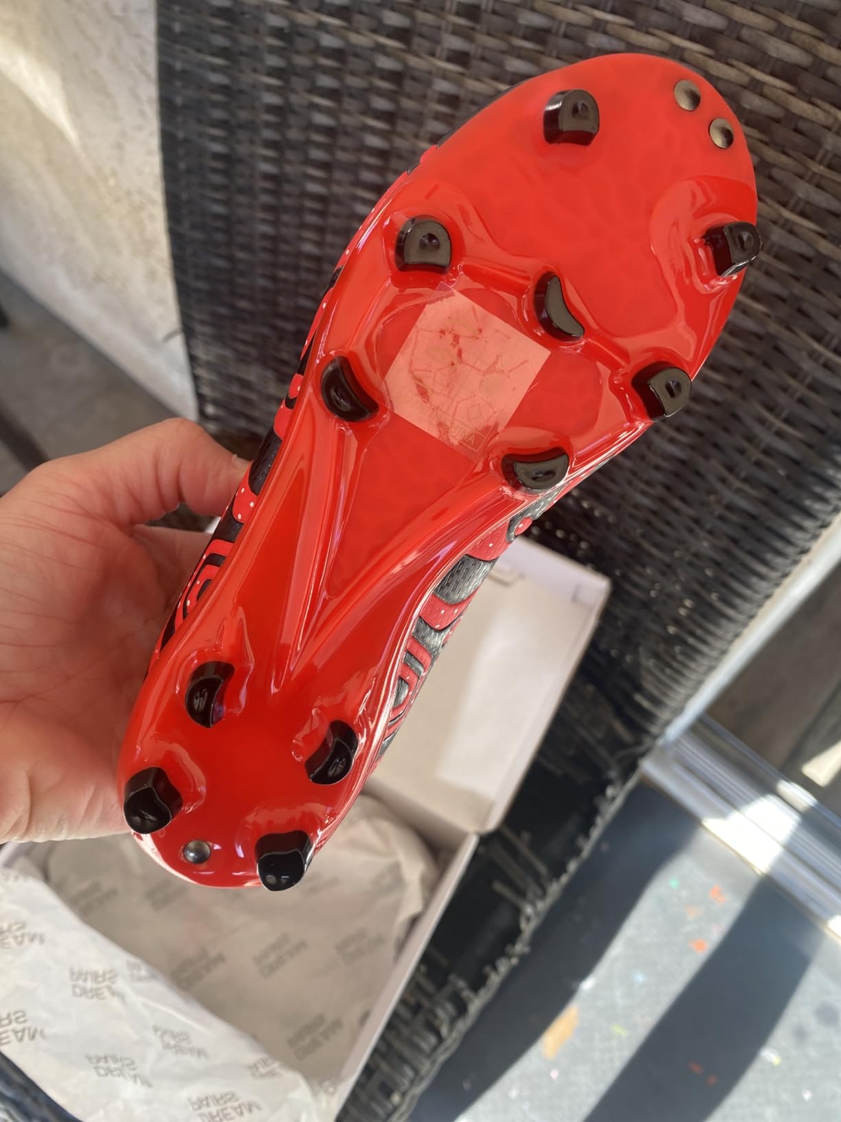 Multiple DREAM PAIRS cleats showing different angles and design details including heel and toe construction