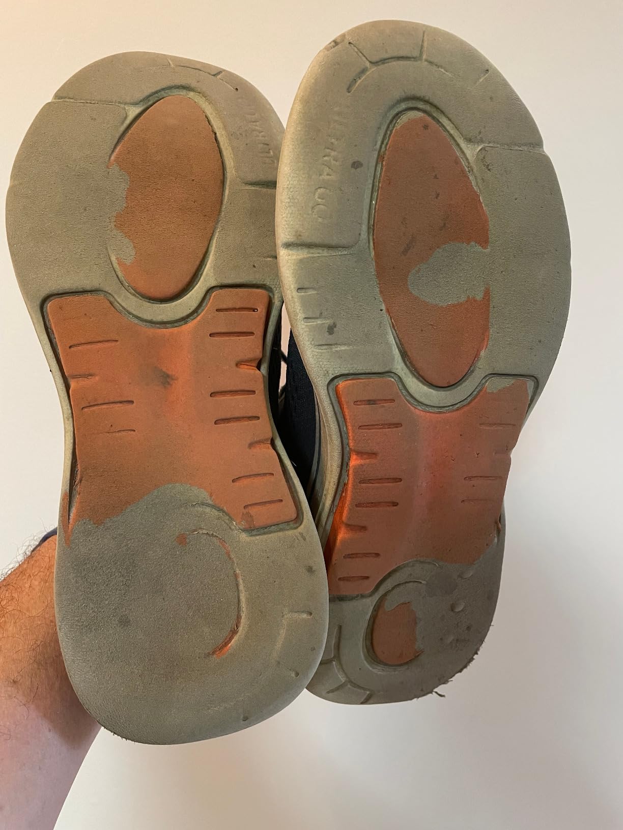 Comparison showing Skechers GoWalk marketing claims vs real-world durability after 3 months of testing