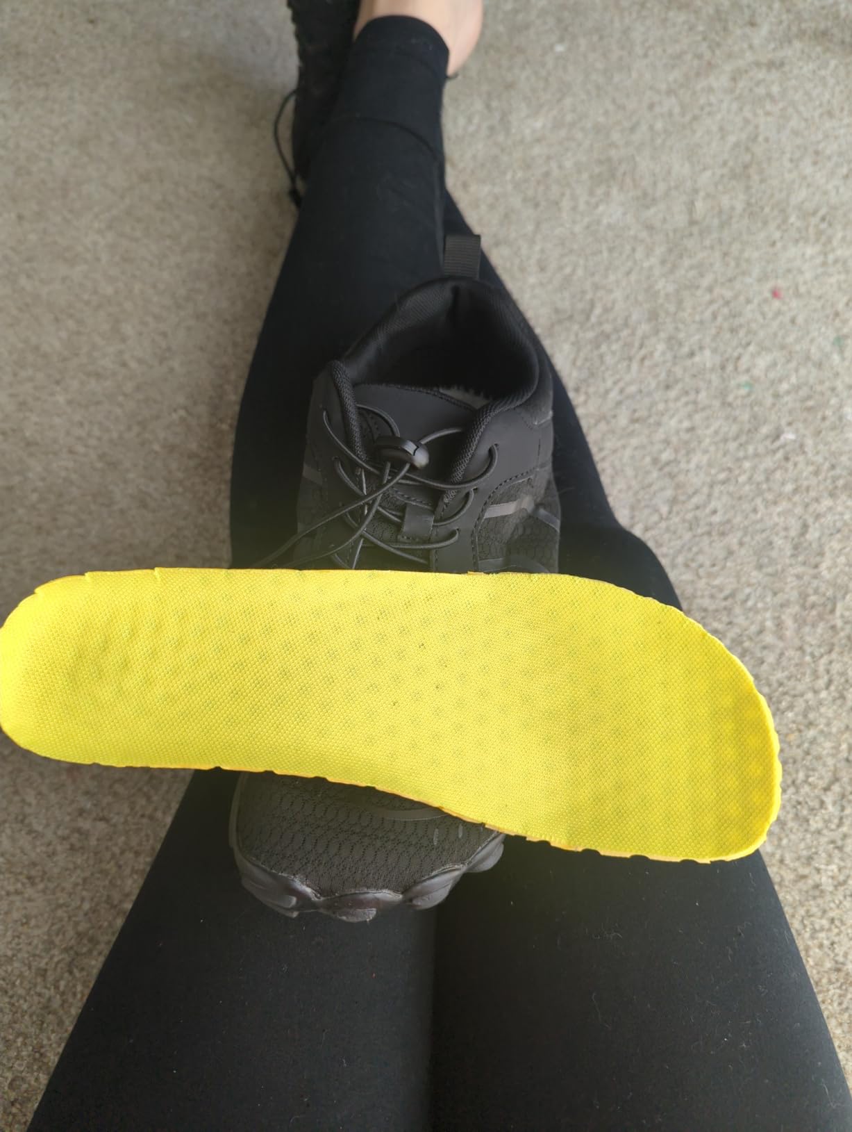 Sole pattern detail showing grip design for various surfaces