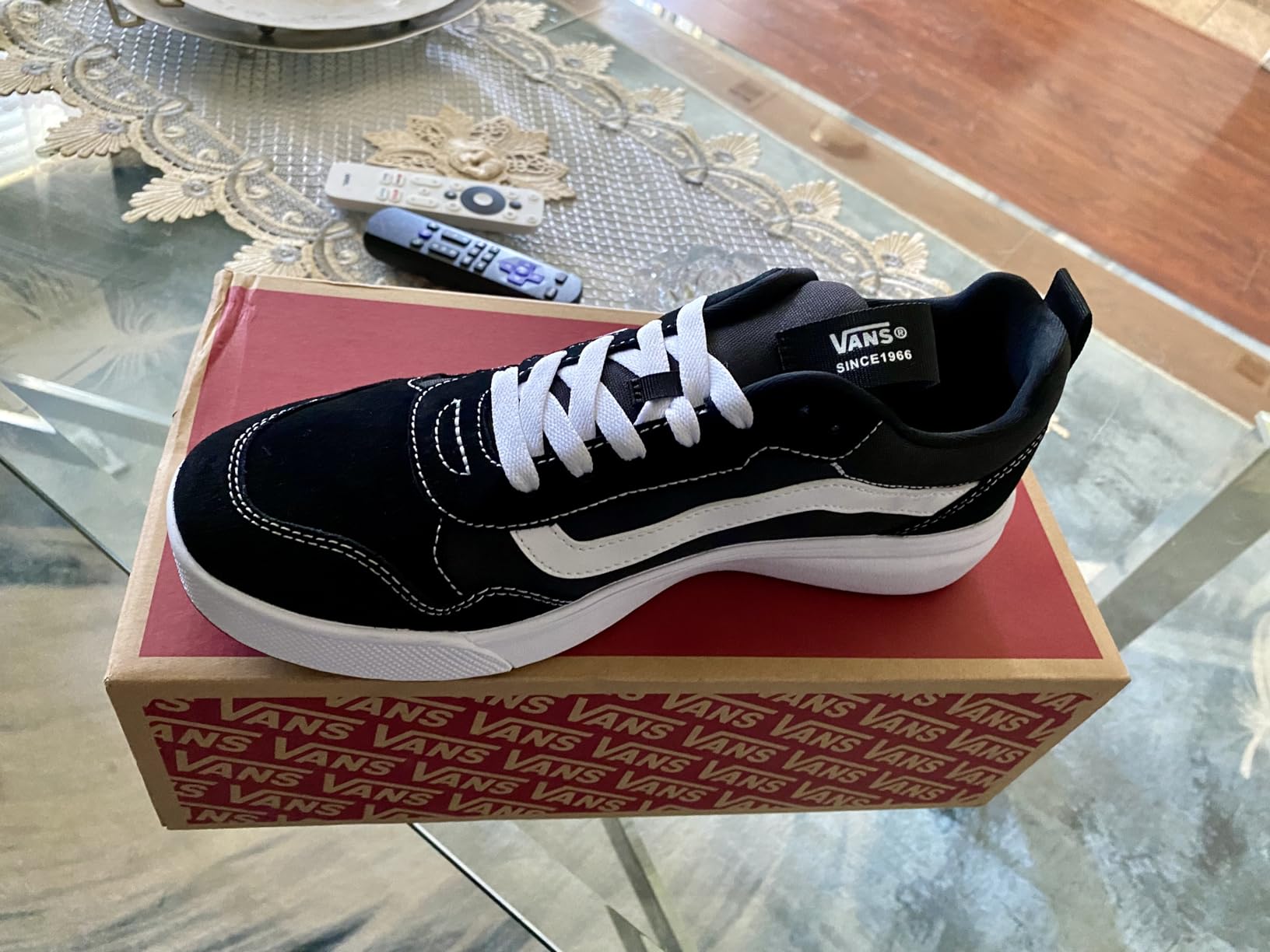 Final Vans Range EXP product shot showing complete shoe design and styling
