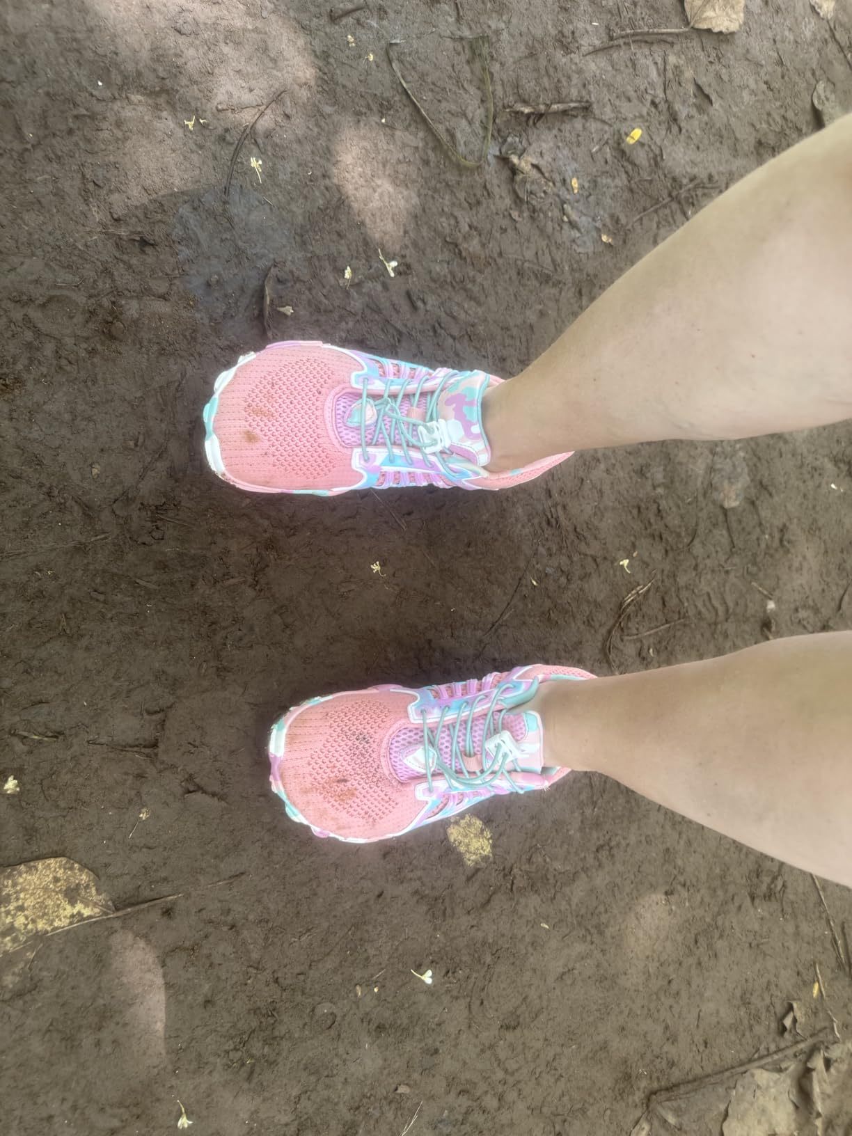 Close-up view of Scurtain water shoes mesh upper showing breathable holes and flexible construction