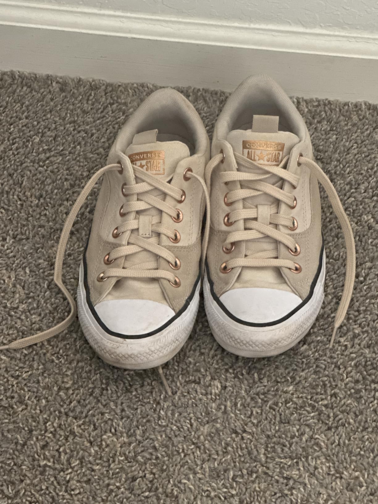 Handshop shoelaces on children's shoes showing durability and proper sizing for active kids