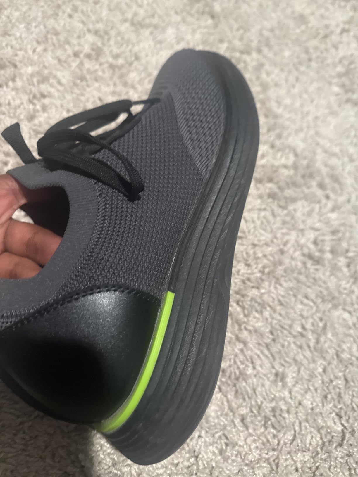 Bruno Marc MaxFlex side profile showing color contrast welt and sole design