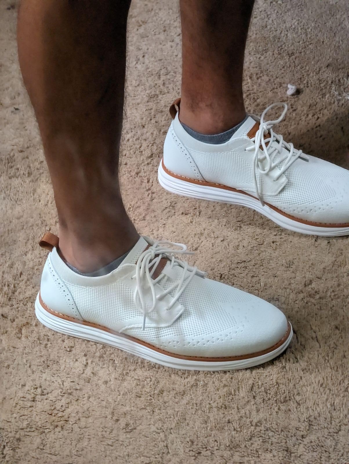 Bruno Marc Oxford sneakers showing quality construction and design details