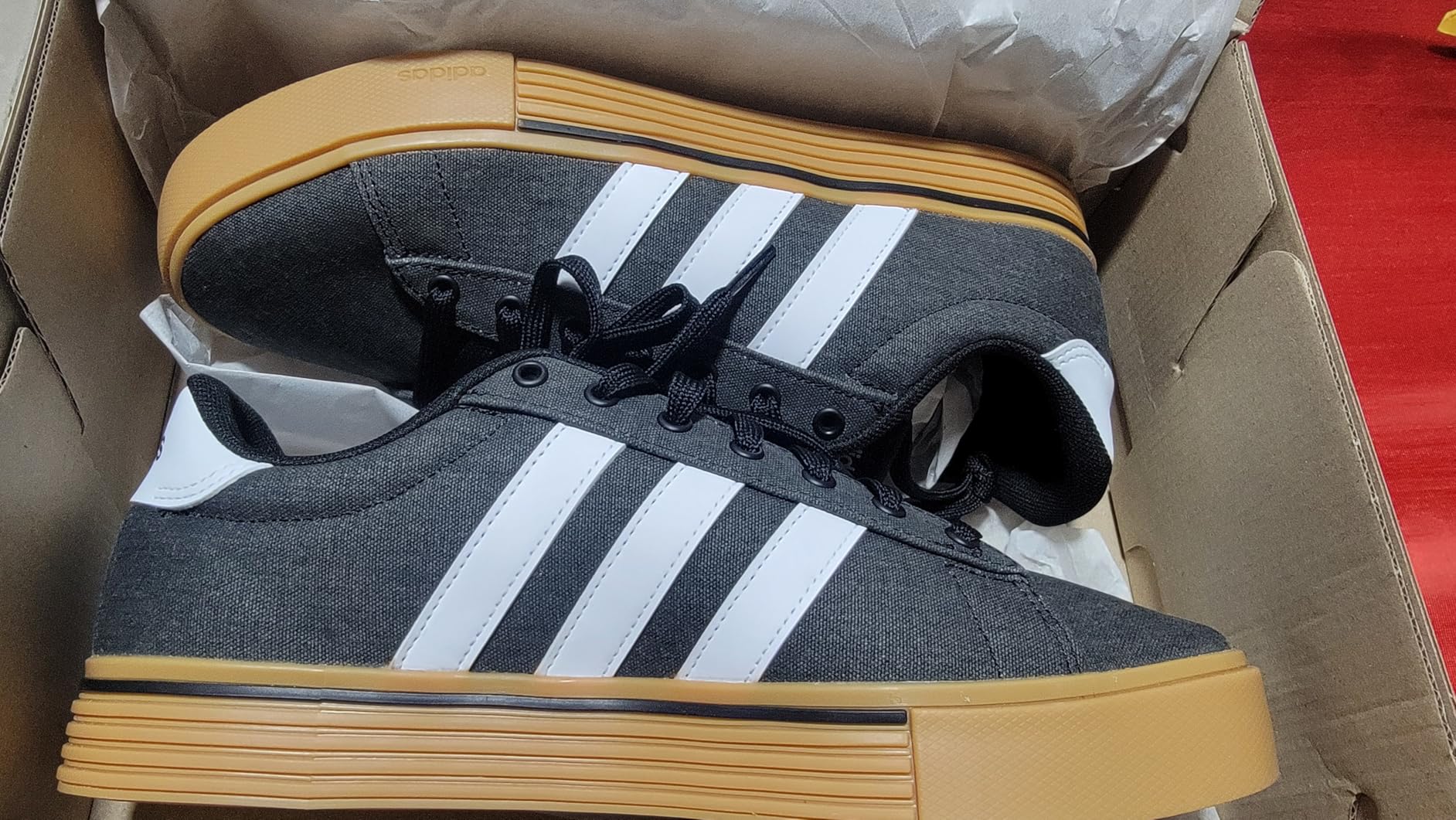 Final product shot of Adidas Daily 4.0 sneakers showing overall design and appeal