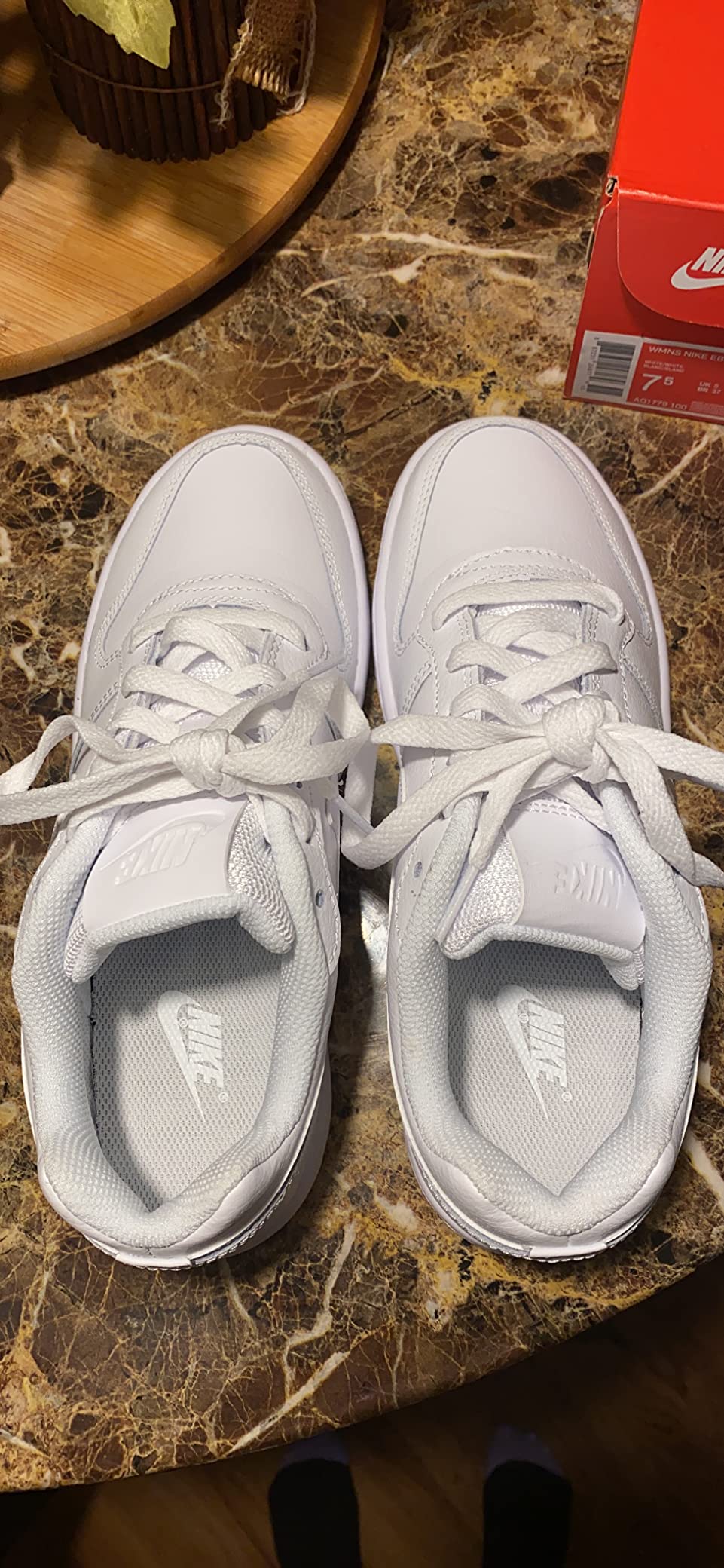 Nike Ebernon Low final assessment showing overall design and build quality