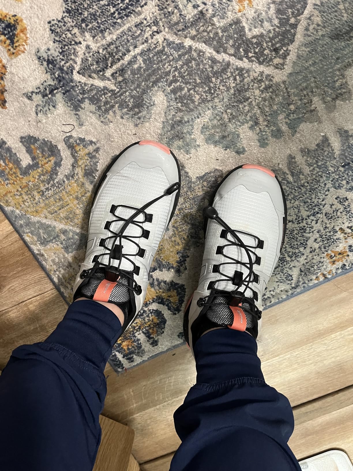 NORTIV 8 women's hiking shoes worn during daily activities showing versatility